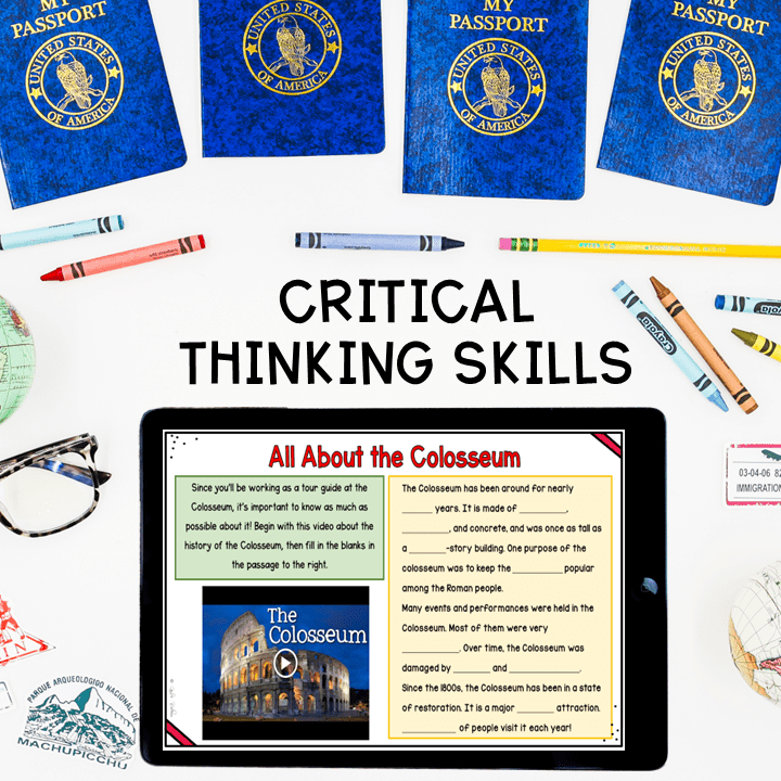 Virtual Field Trip to Rome Italy Google Slides Digital Resource Culture Activity - Image 5