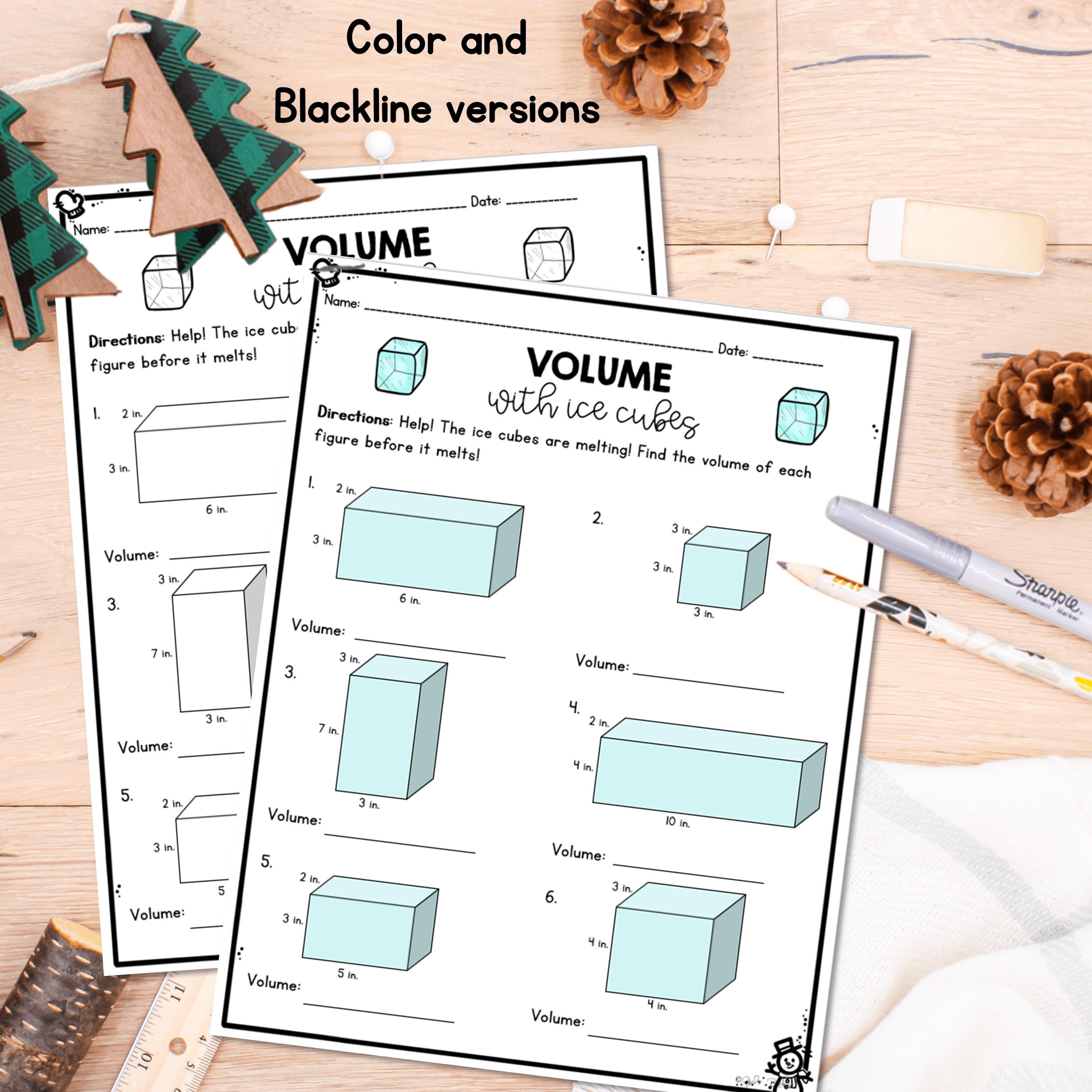 Month of January Math Practice - 5th Grade - Image 2