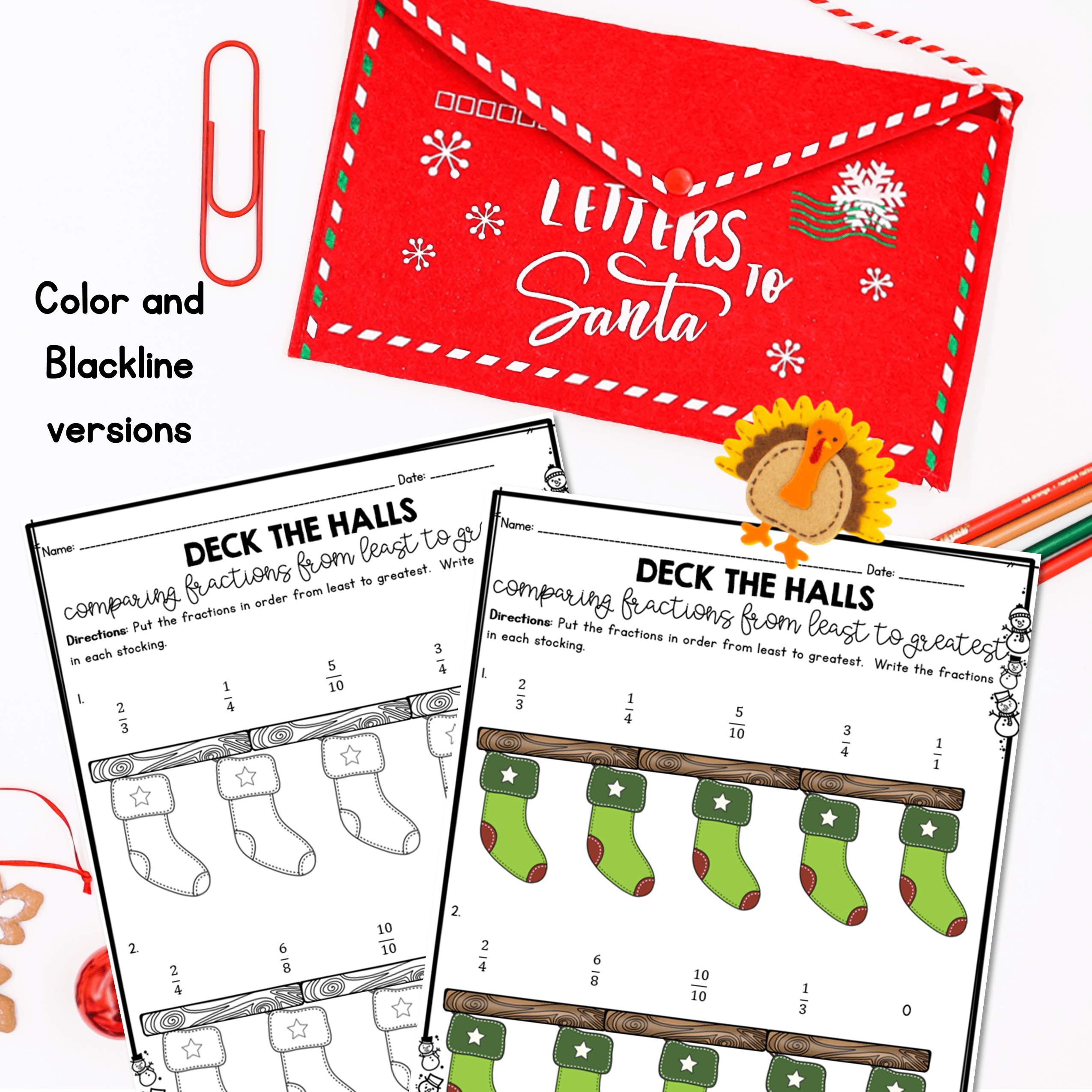 Month of December Math Practice - 4th Grade - Image 2
