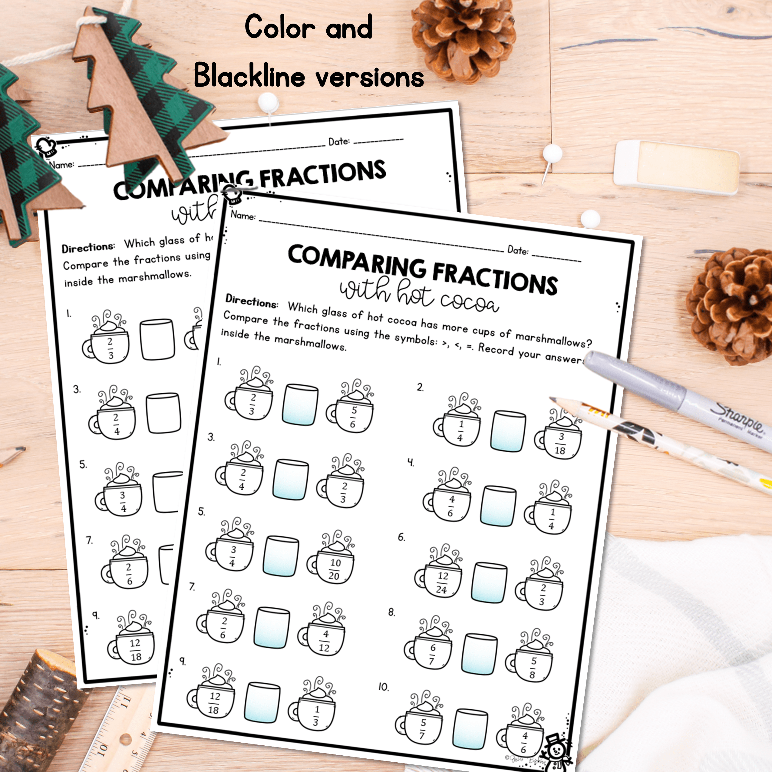 Monthly Themed Math Practice BUNDLE | 4th Grade - Image 3