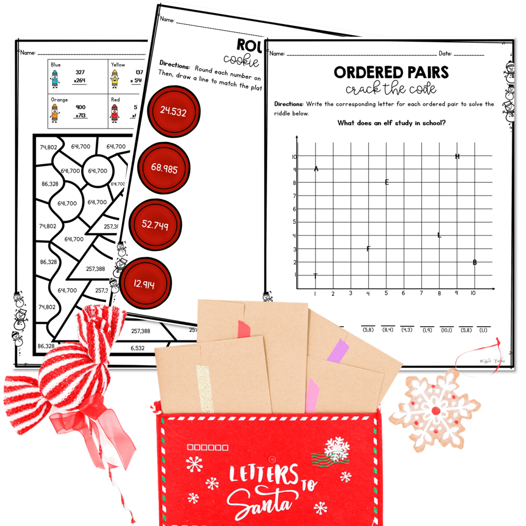 Monthly Themed Math Practice BUNDLE | 5th Grade - Image 6