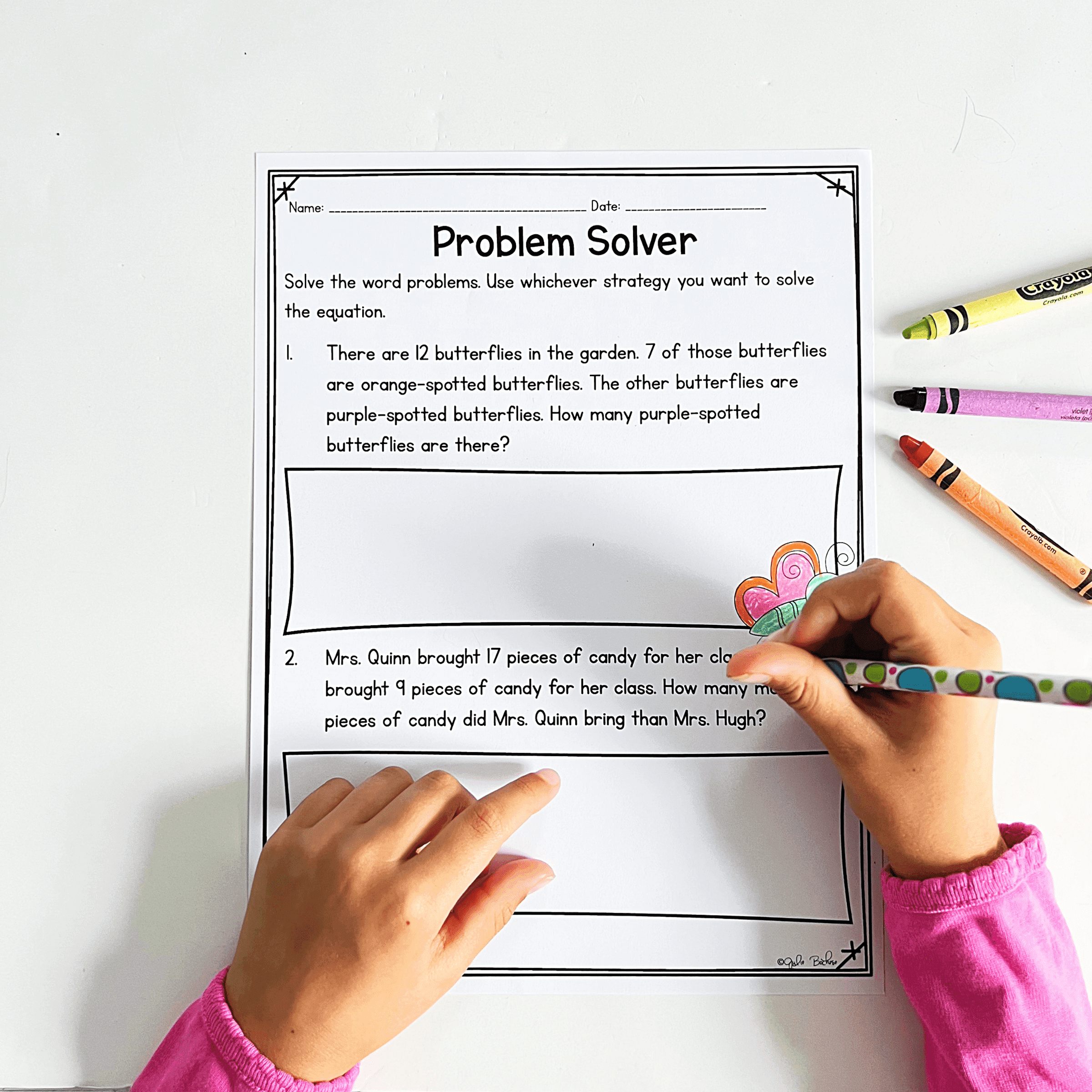 Relate Addition & Subtraction - 1st Grade Math - 1.OA.B.4 | MA.1.AR.2.1 - Image 5
