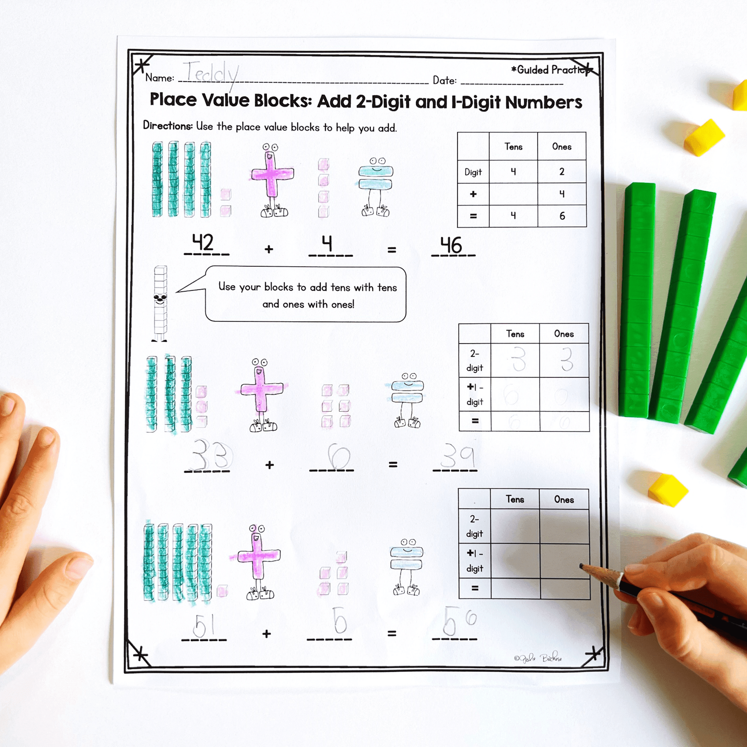 Add to 100 - 1st Grade Math - 1.NBT.C.4 | MA.1.NSO.2.4 - Image 3