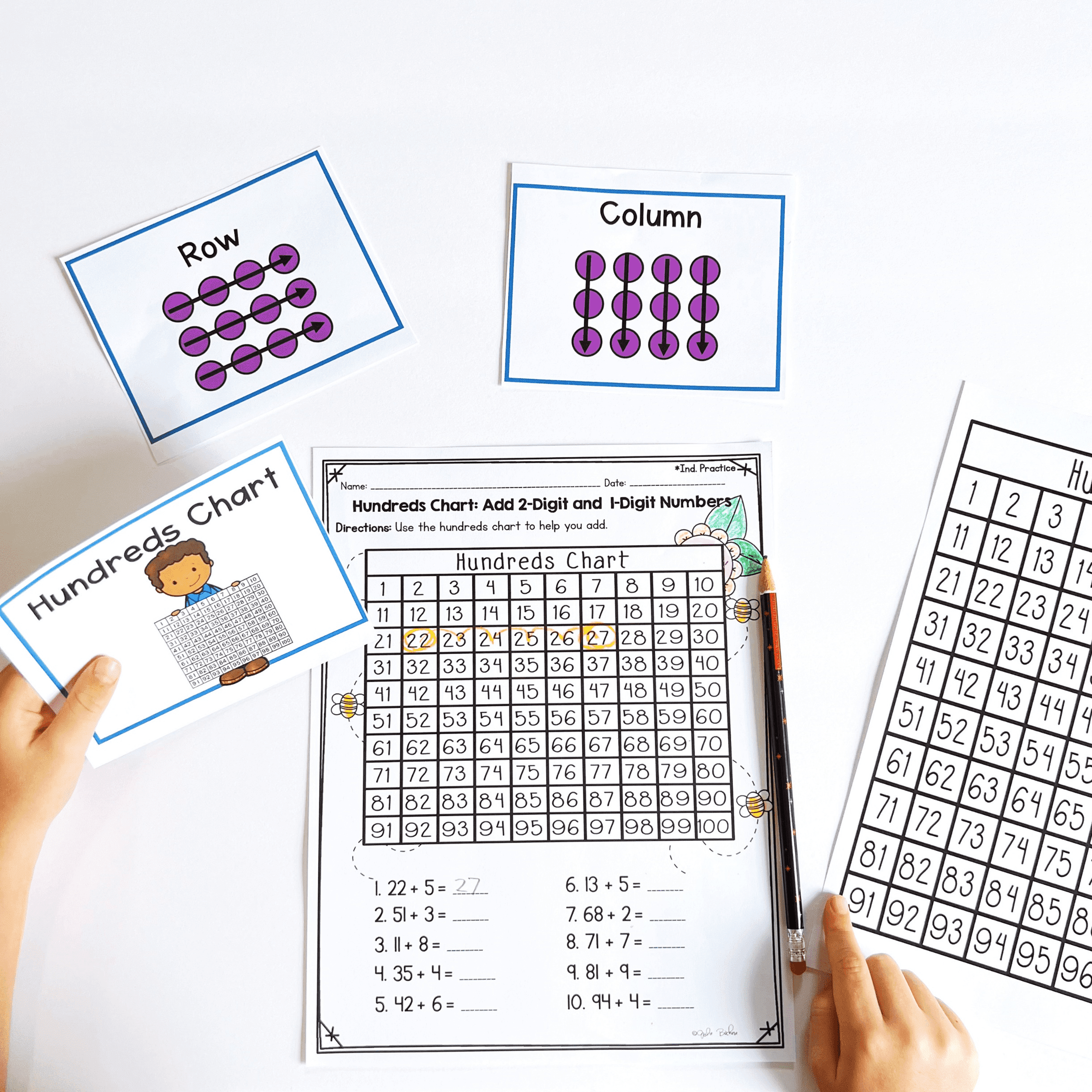 Add to 100 - 1st Grade Math - 1.NBT.C.4 | MA.1.NSO.2.4 - Image 5