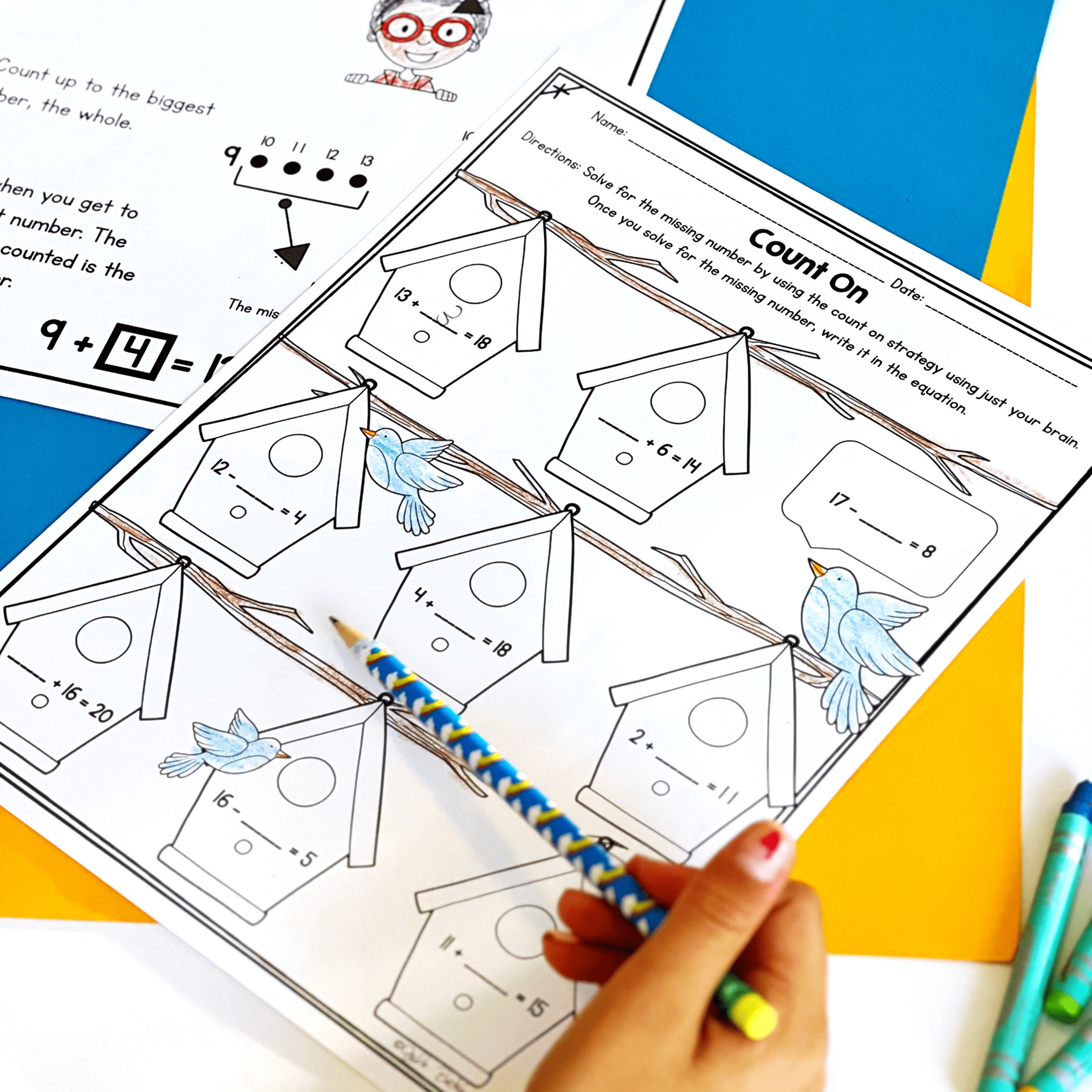 Add & Subtract within 20, Fluently within 10 - 1st Grade 1.OA.C.6 | MA.1.NSO.2.1 - Image 5