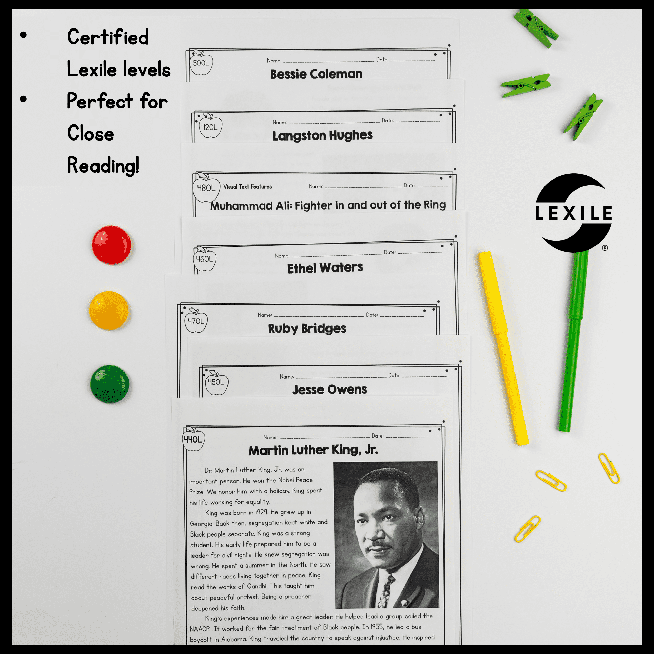 Black History - Passages & Biography Project - 2nd-5th Grade - Image 5