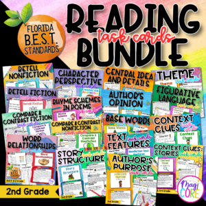 Florida BEST Reading Task Card Bundle 2nd Grade