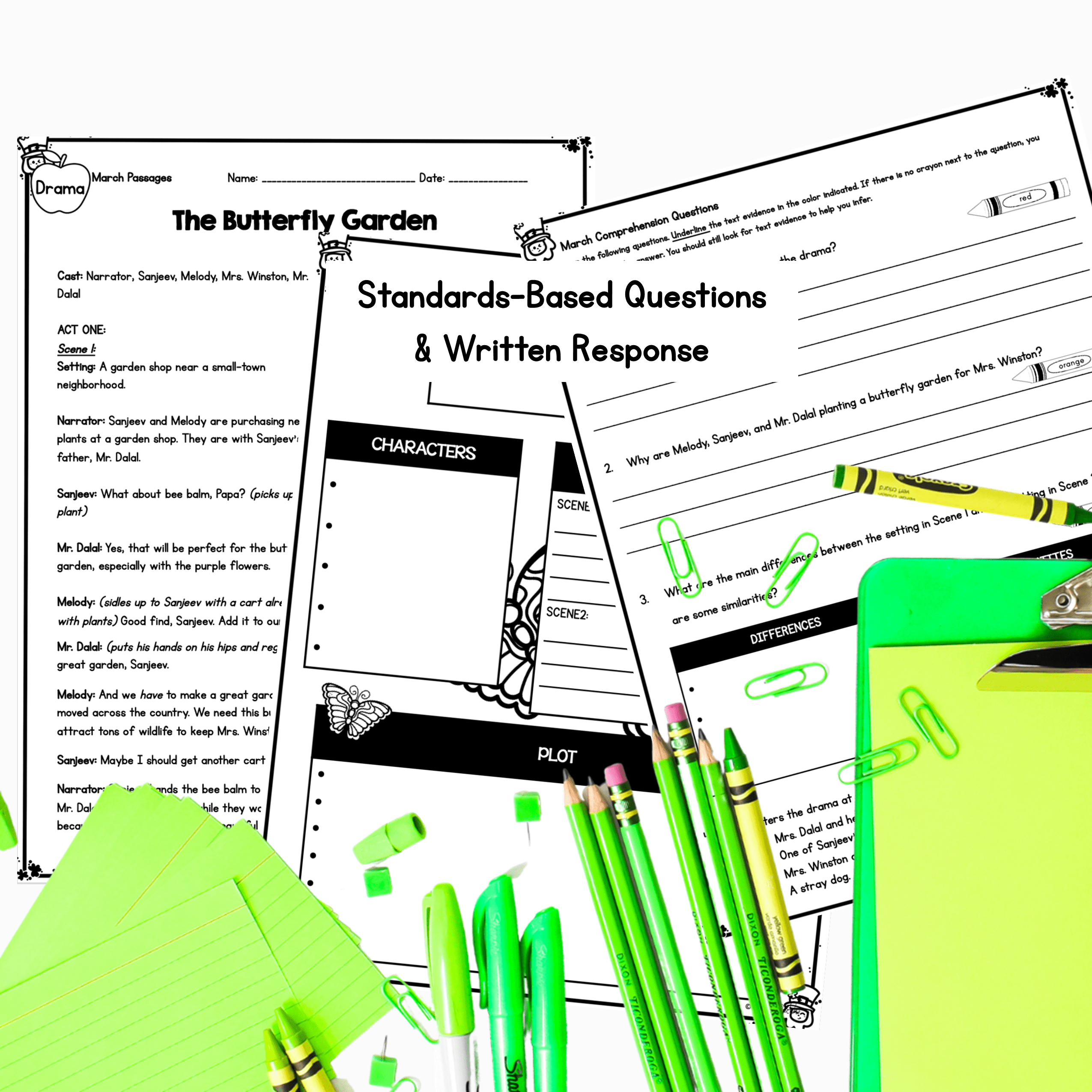 March Lexile Leveled Differentiated Reading Passages - 4th & 5th Grade - Image 4
