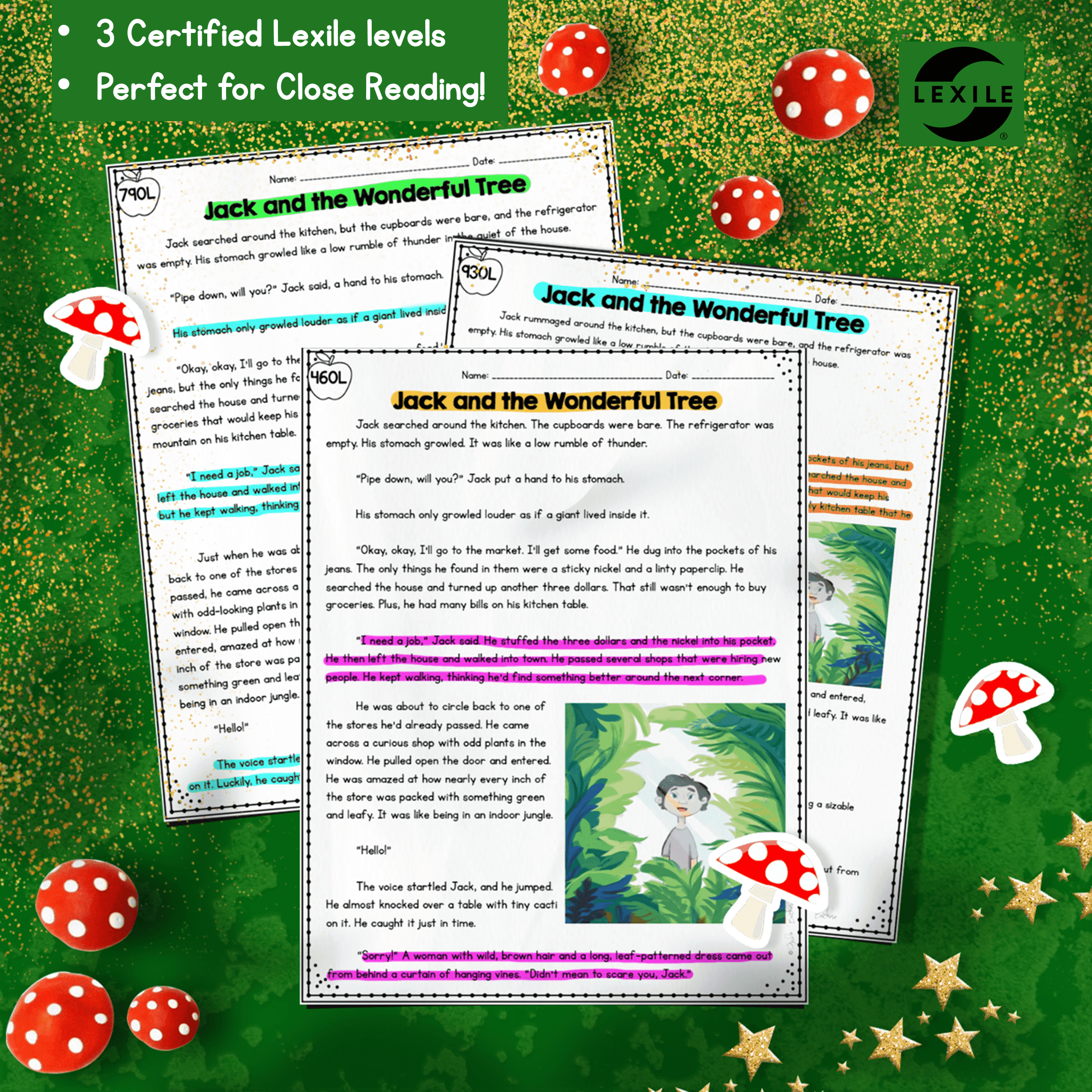 Funny Fairytales Differentiated Reading Comprehension Passages Lexile Leveled - Image 3