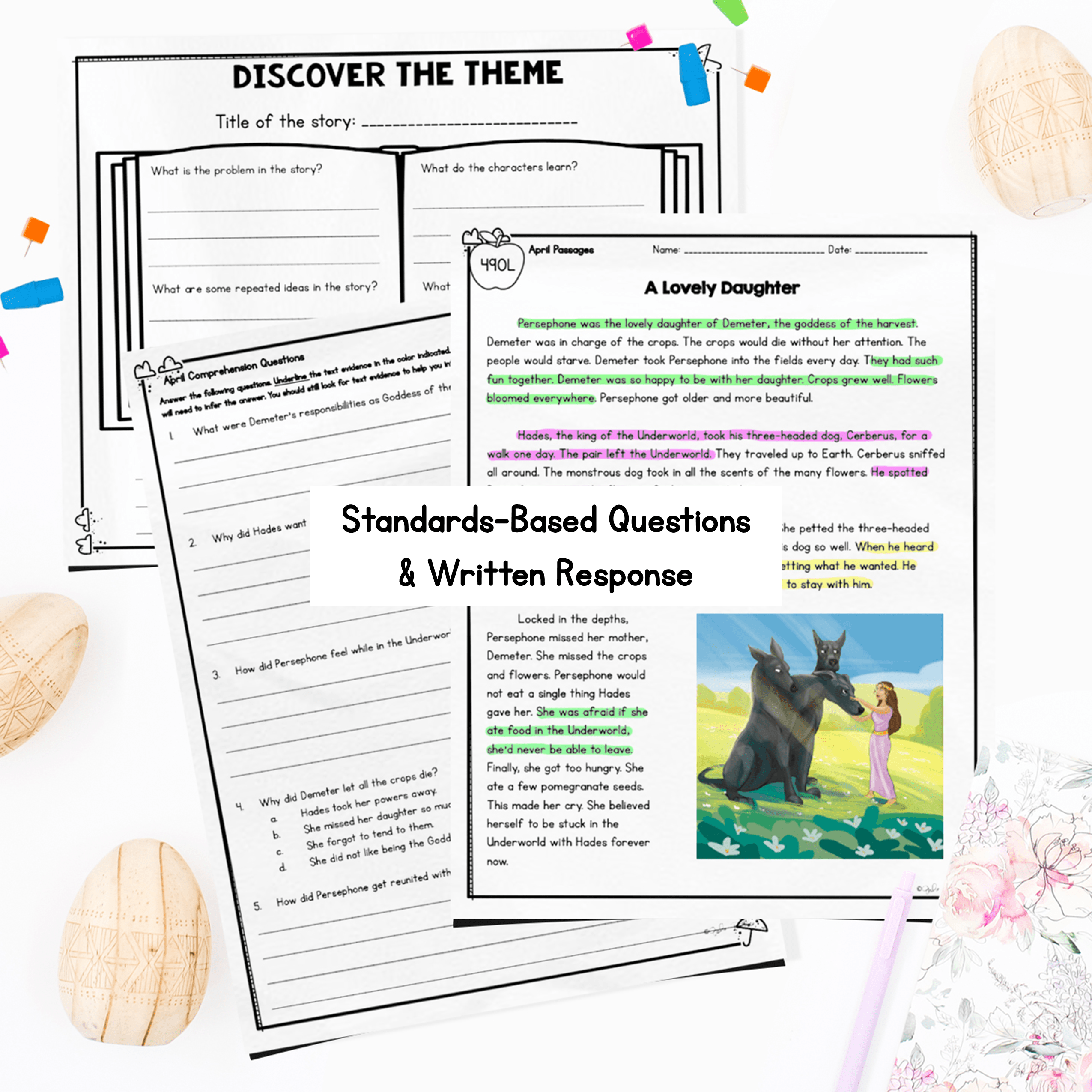 April Lexile Leveled Differentiated Reading Passages - 2nd & 3rd Grade - Image 4