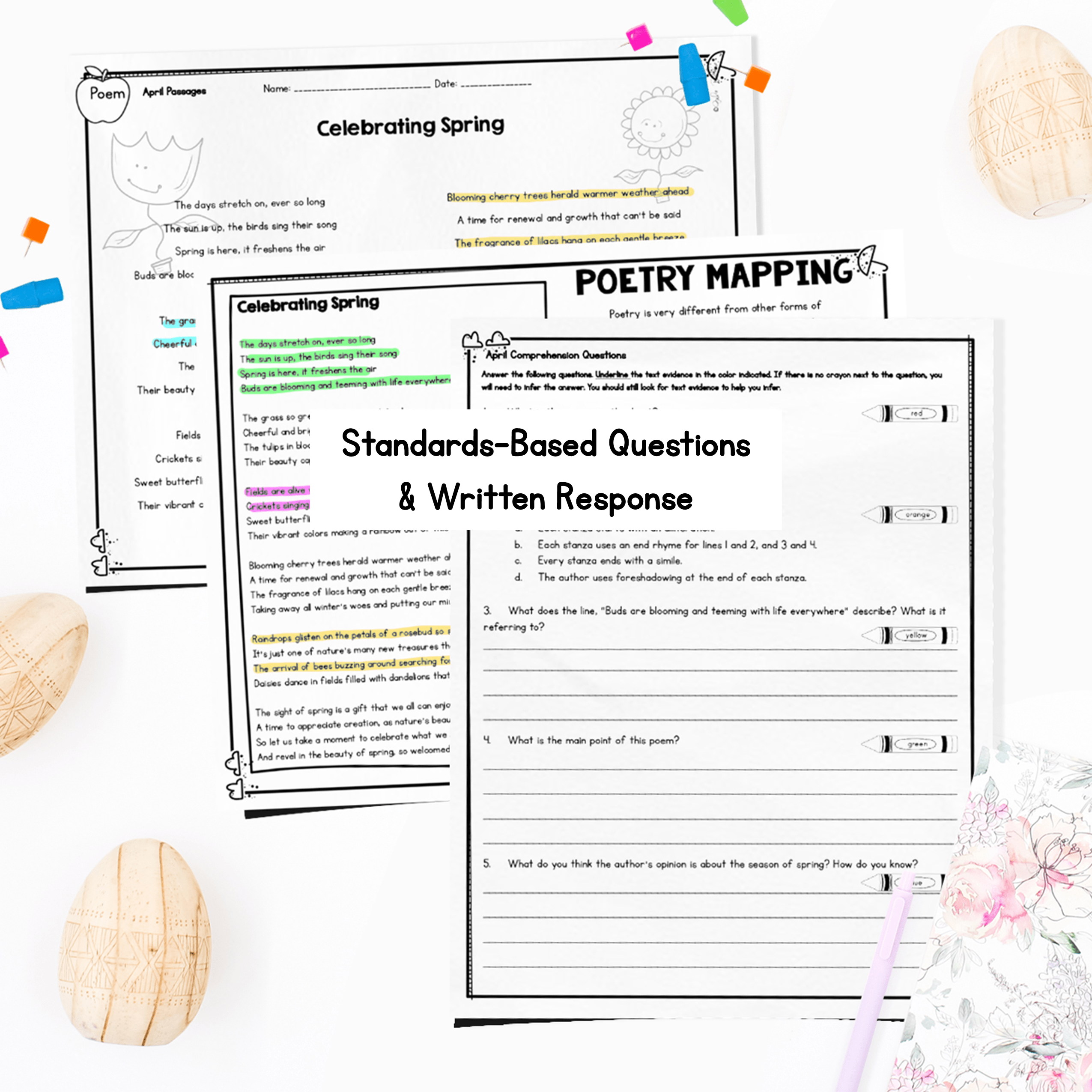 April Lexile Leveled Differentiated Reading Passages - 4th & 5th Grade - Image 4