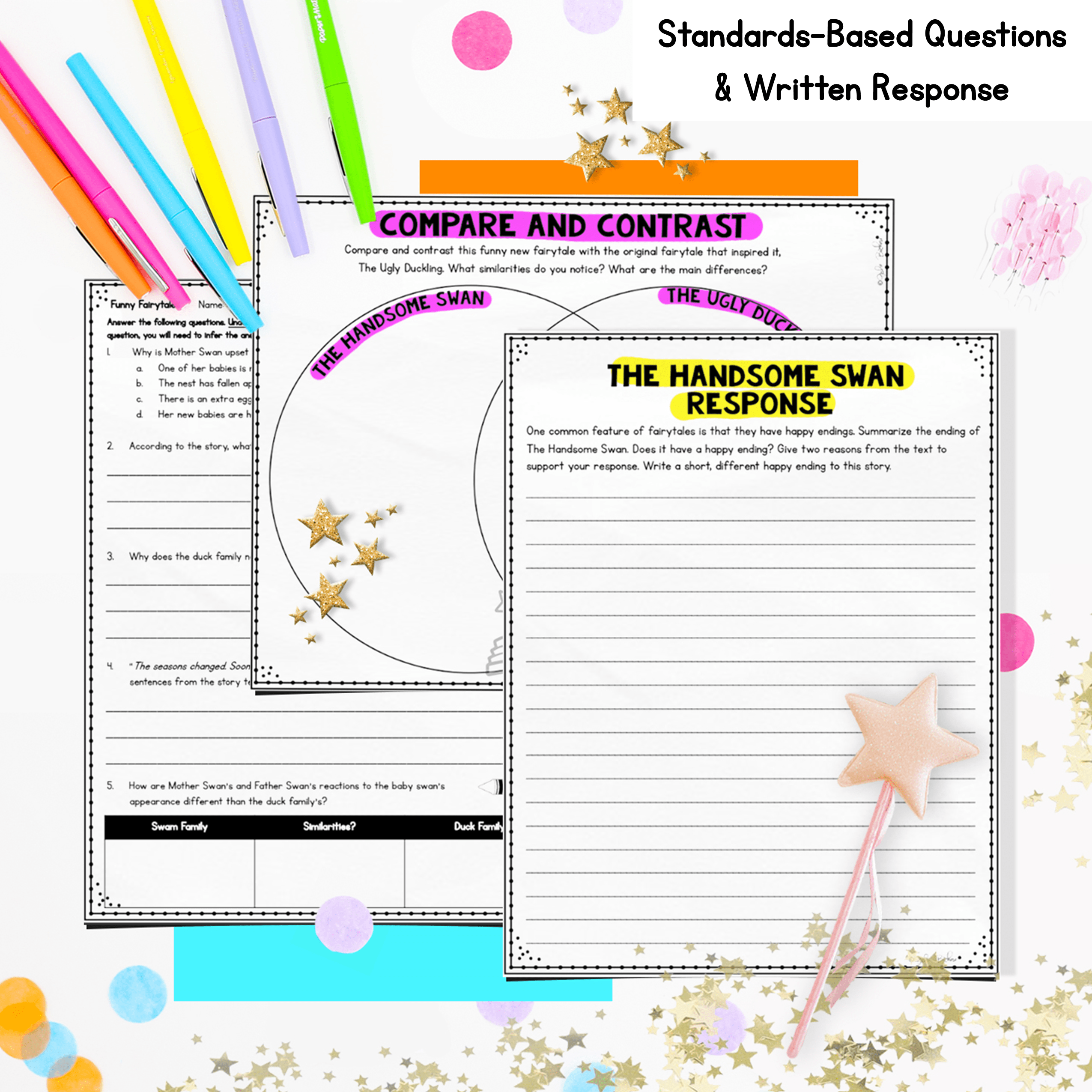 Funny Fairytales Differentiated Reading Comprehension Passages Lexile Leveled - Image 4