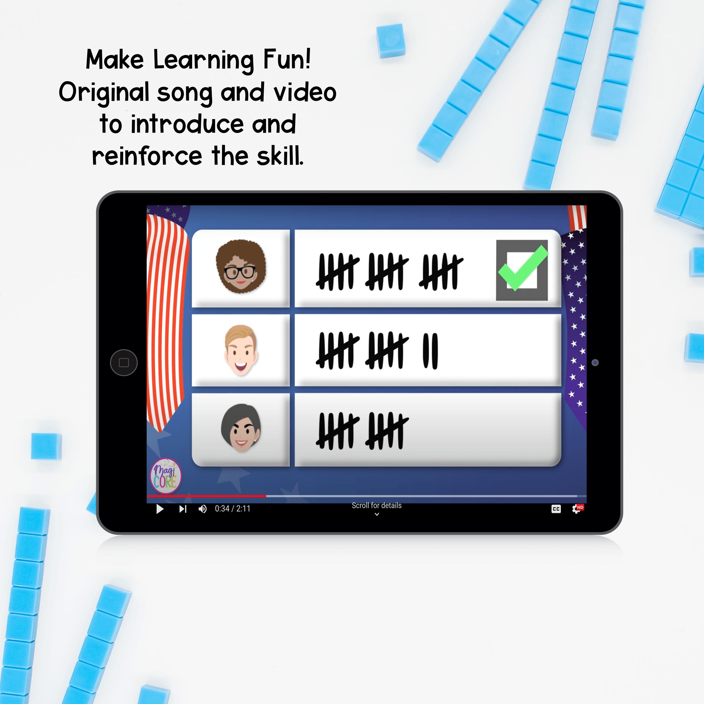Collect & Interpret Data Tally Marks Pictographs FL BEST MA.1.DP.1.1 MA.1.DP.1.2 - Image 2