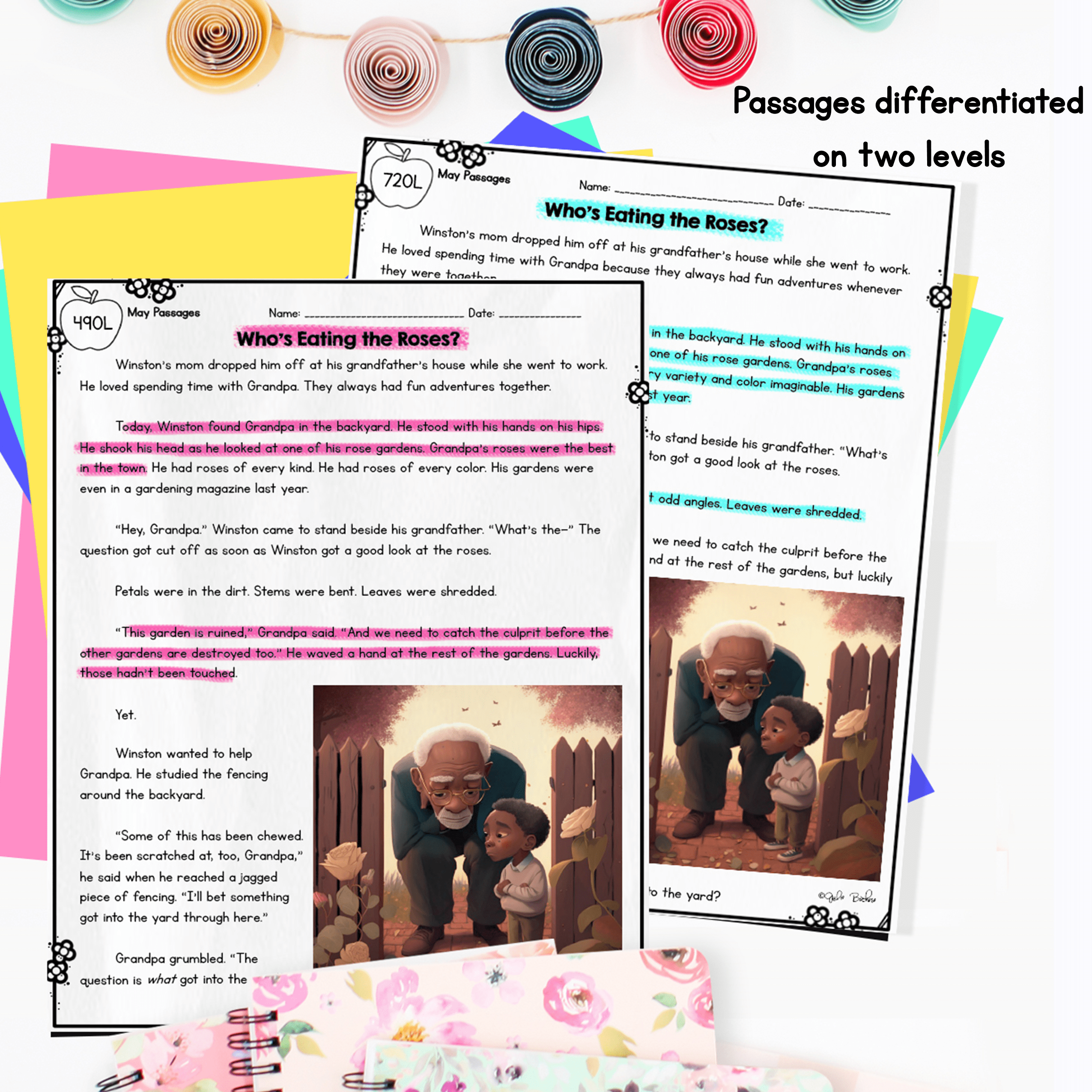 May Lexile Leveled Differentiated Reading Passages - 2nd & 3rd Grade - Image 2