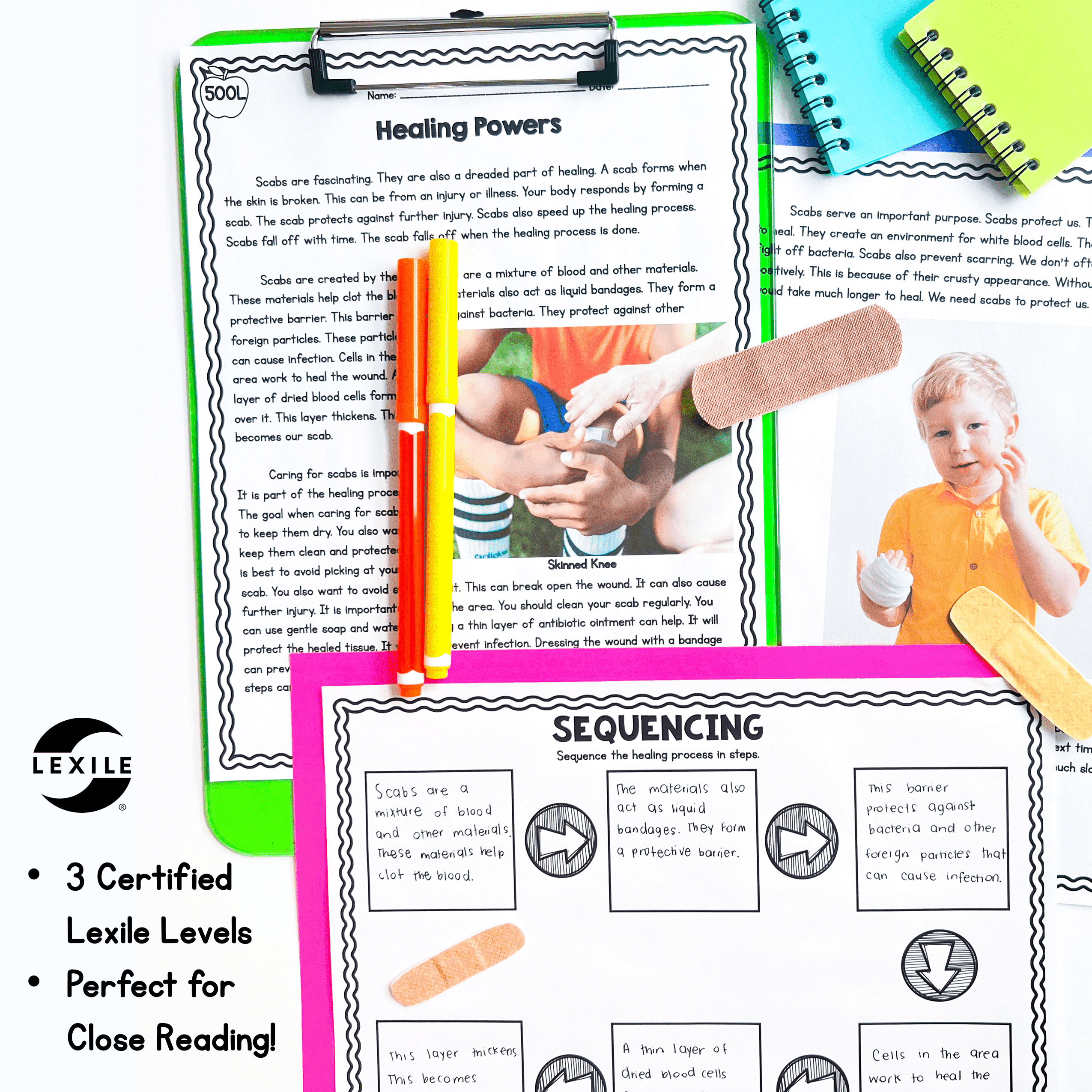 Gross Stuff Differentiated Reading Comprehension Passages, Questions, Worksheets - Image 3