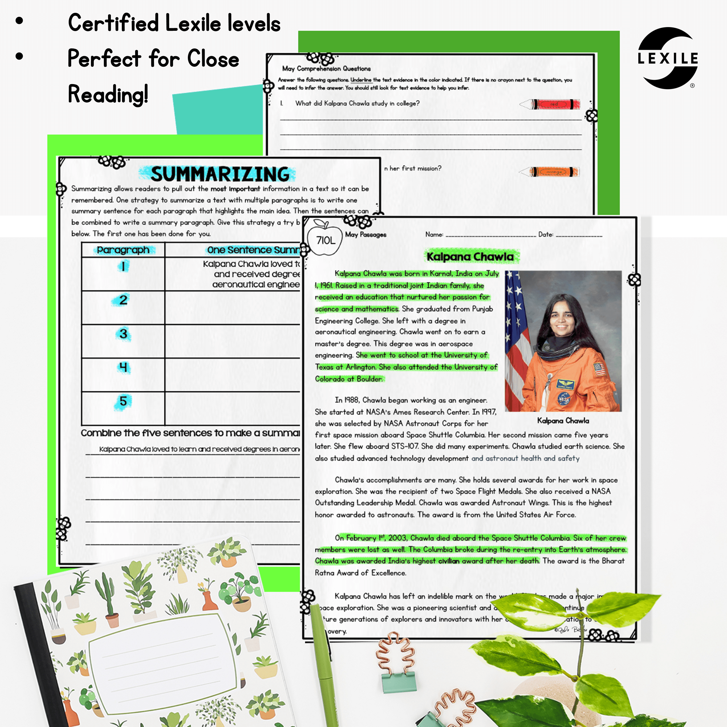 May Lexile Leveled Differentiated Reading Passages - 2nd & 3rd Grade - Image 3