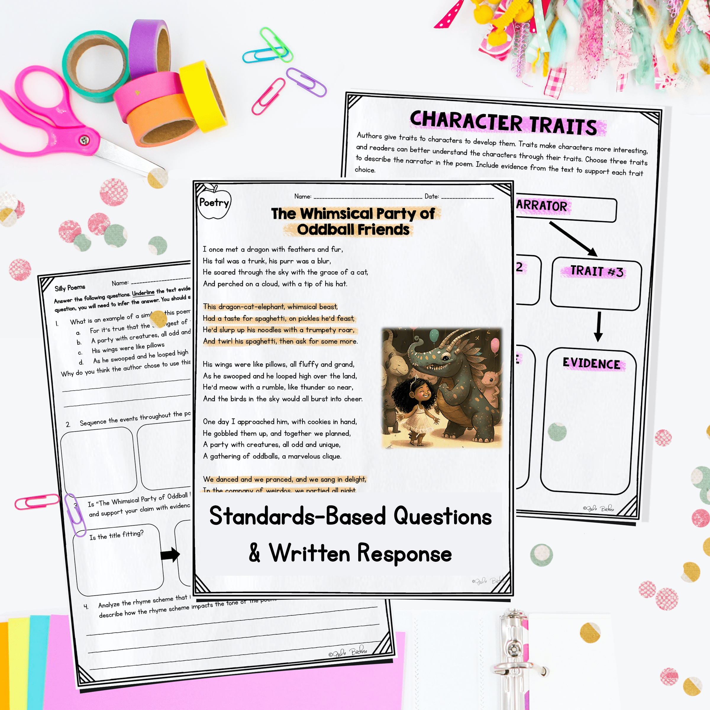 Reluctant Readers Lexile Leveled Fiction Reading Comprehension Passages Bundle - Image 3