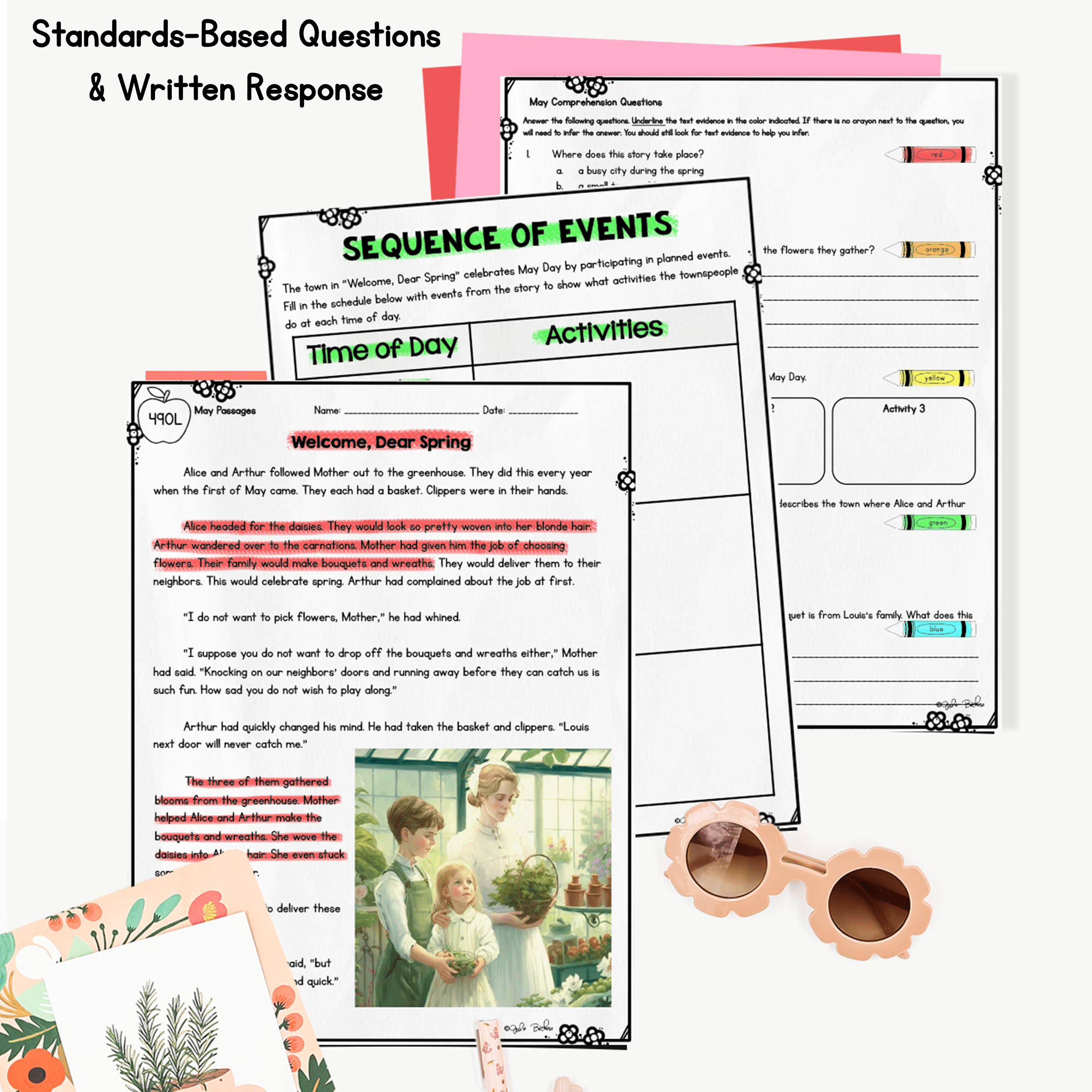 May Lexile Leveled Differentiated Reading Passages - 2nd & 3rd Grade - Image 4