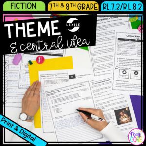 Theme & Central Idea - RL.7.2 | RL.8.2