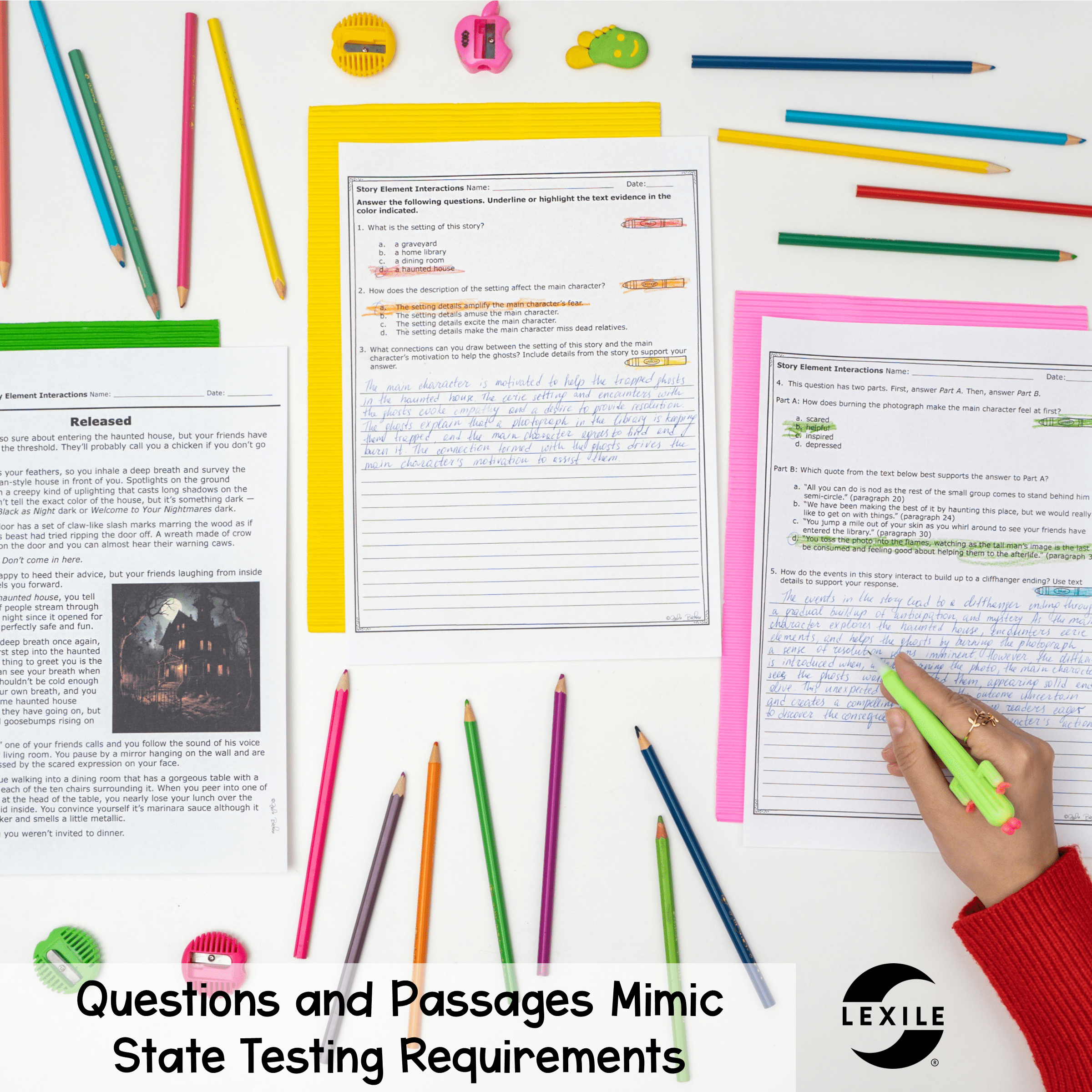 Story Element Interactions - 7th Grade Reading Comprehension Passages RL.7.3 - Image 4