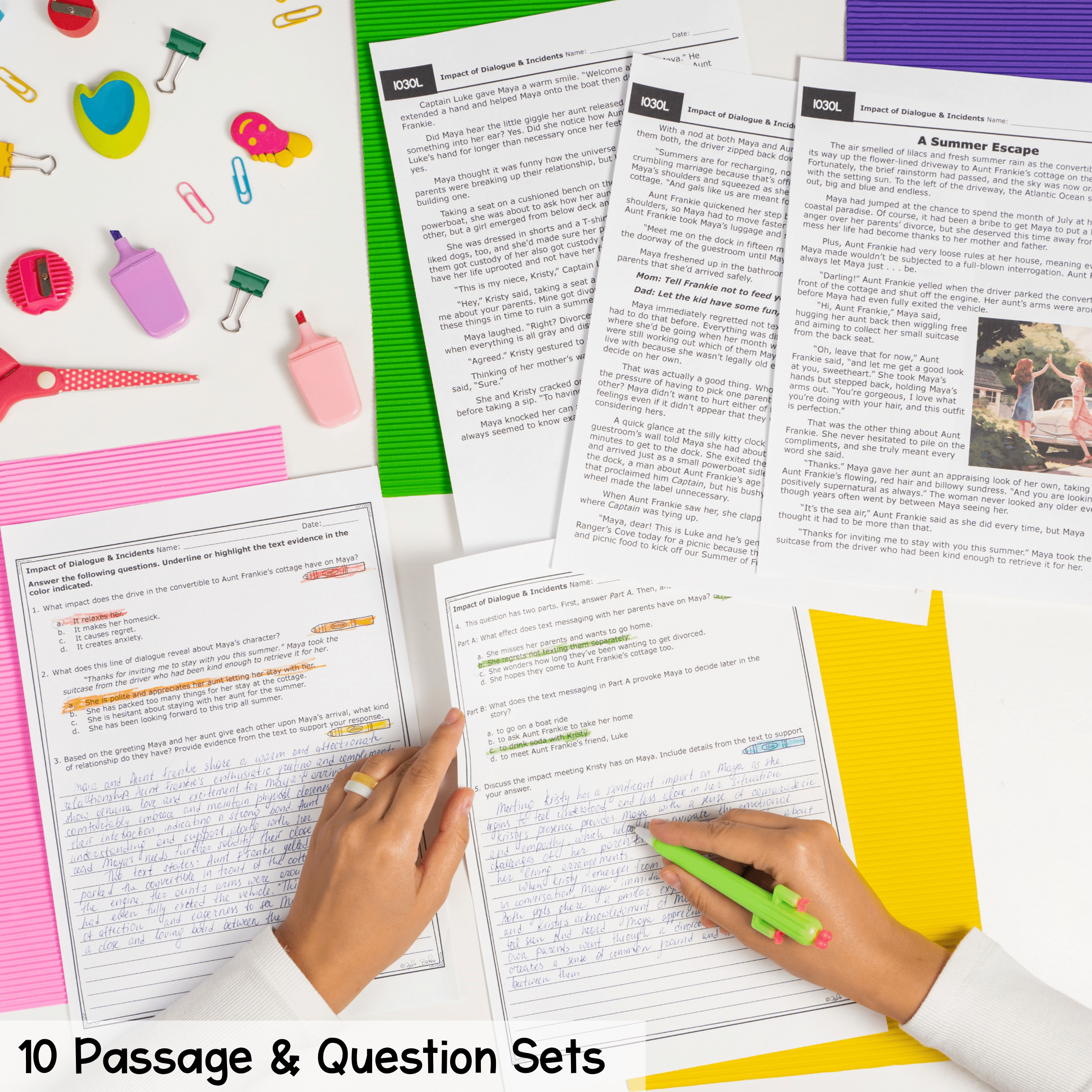 Analyze Elements of Fiction - 8th Grade Reading Comprehension RL.8.3 - Dialogue - Image 2