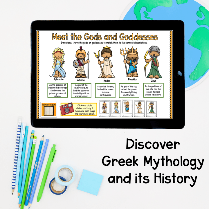 Virtual Field Trip to Ancient Greece Greek Gods Google Slides Digital Resource - Image 4