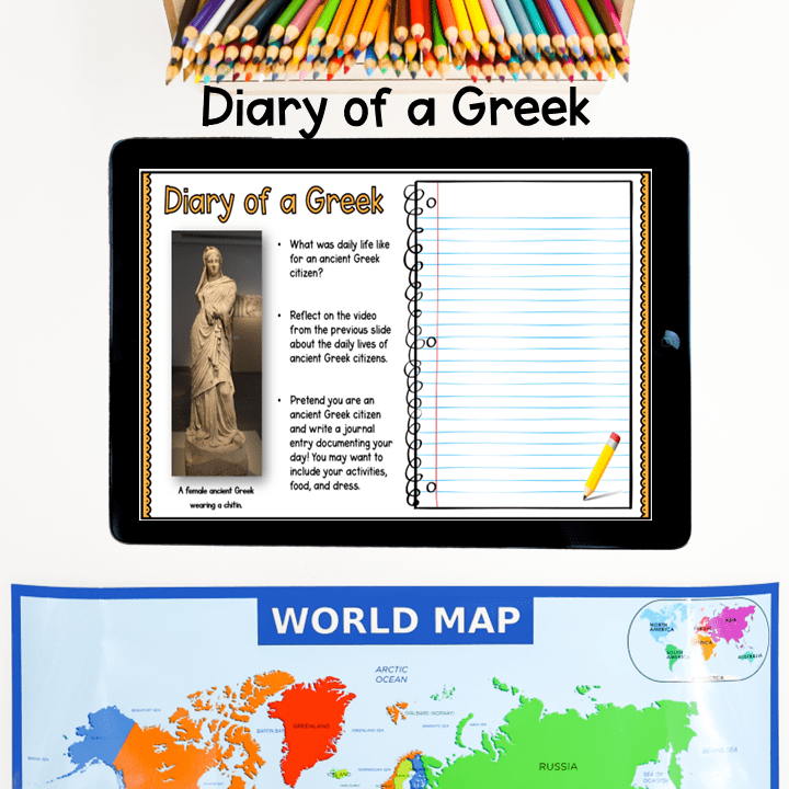 Virtual Field Trip to Ancient Greece Greek Gods Google Slides Digital Resource - Image 5