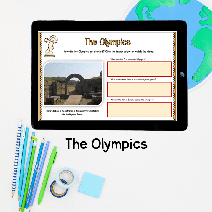 Virtual Field Trip to Ancient Greece Greek Gods Google Slides Digital Resource - Image 6