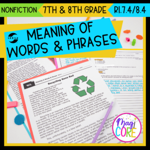 Meaning of Words and Phrases - RI.7.4 | RI.8.4
