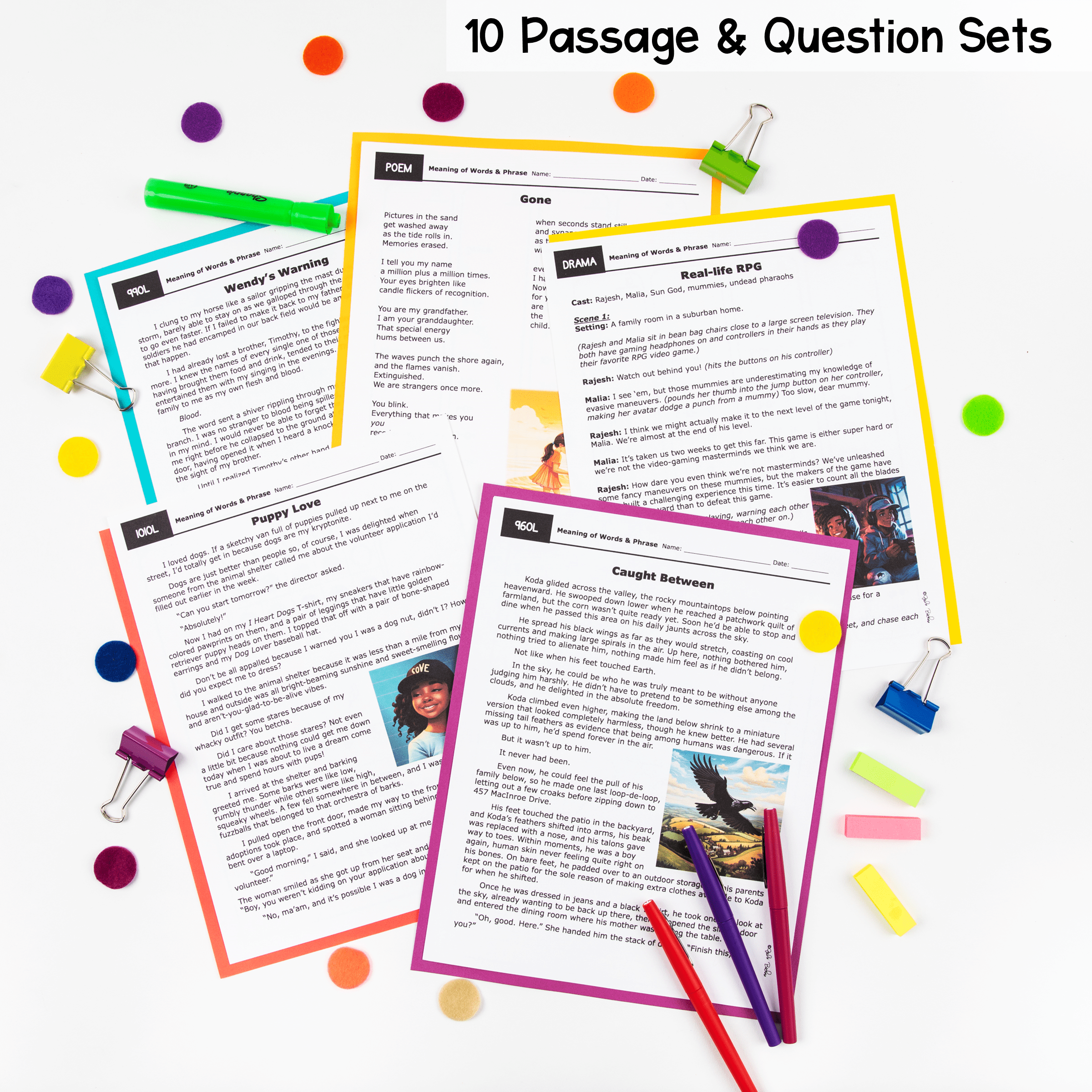 Vocabulary Figurative Connotative Context Clues Poems Drama Story RL.7.4 RL.8.4 - Image 2