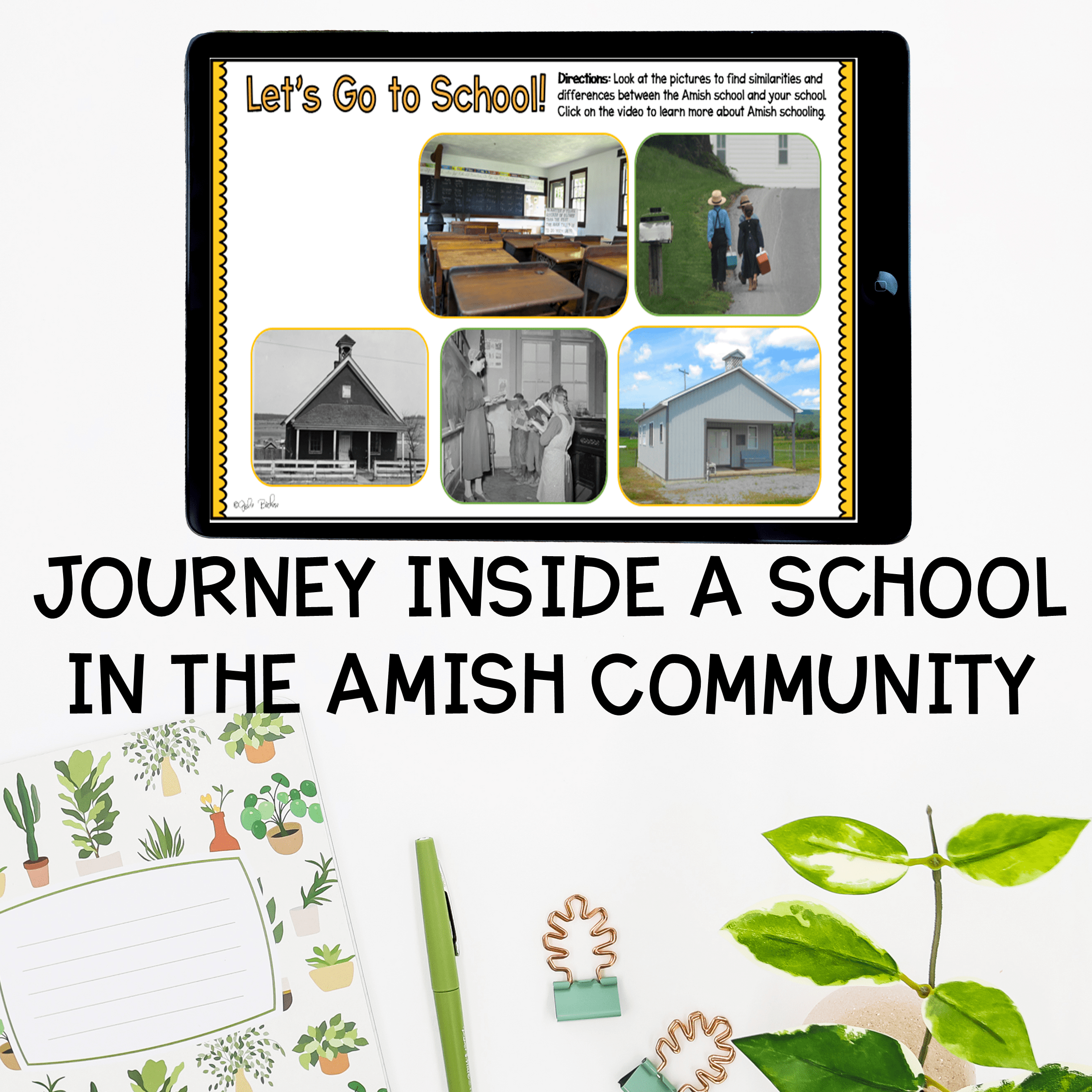 Virtual Field Trip Pennsylvania Amish Digital Resource Google Slides Activity - Image 3