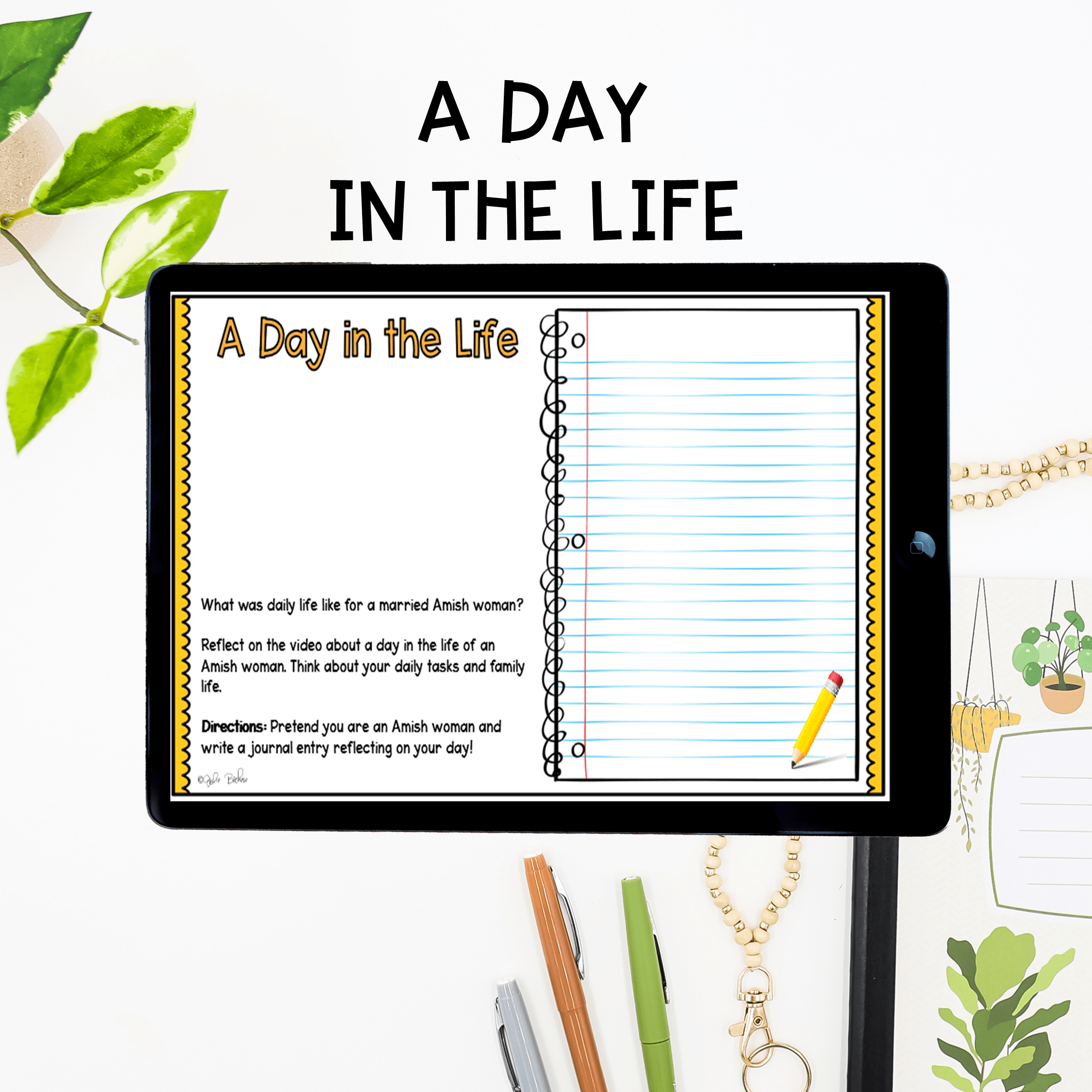Virtual Field Trip Pennsylvania Amish Digital Resource Google Slides Activity - Image 5