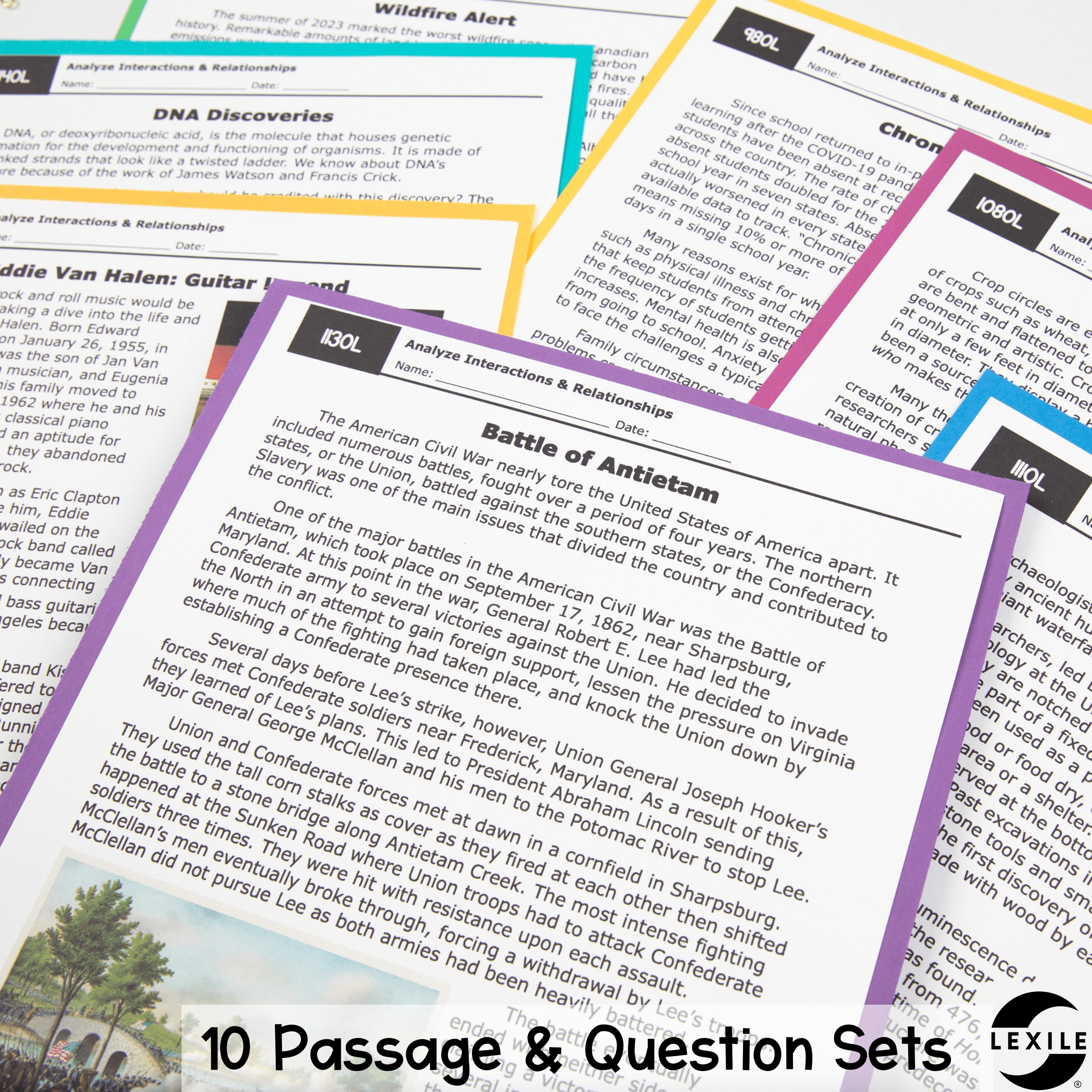 Analyze Relationships, Interactions, Influence in a Text RI.7.3 Comprehension - Image 2