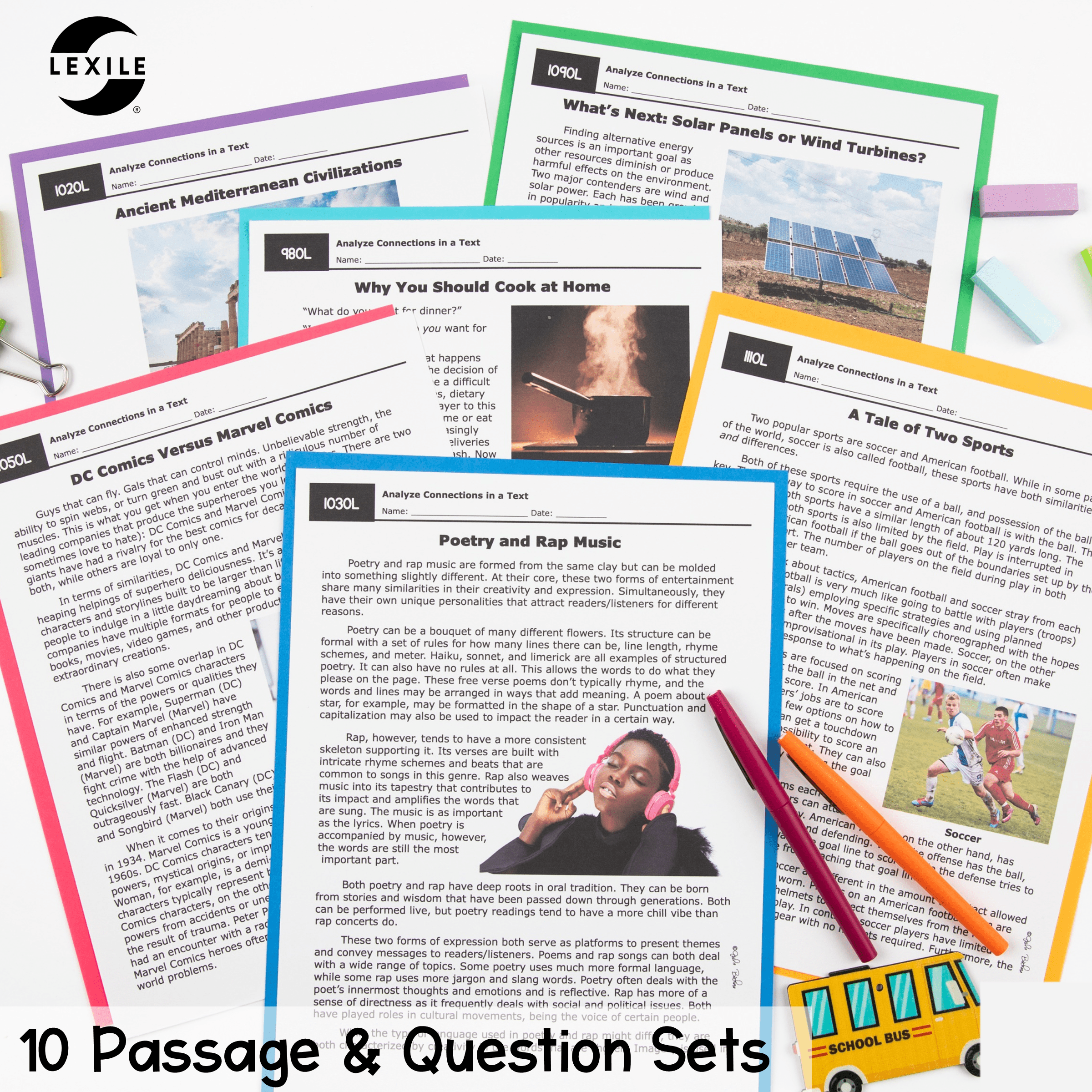 Analyze Connections & Relationships in a Text RI.8.3 Comprehension Passages - Image 2