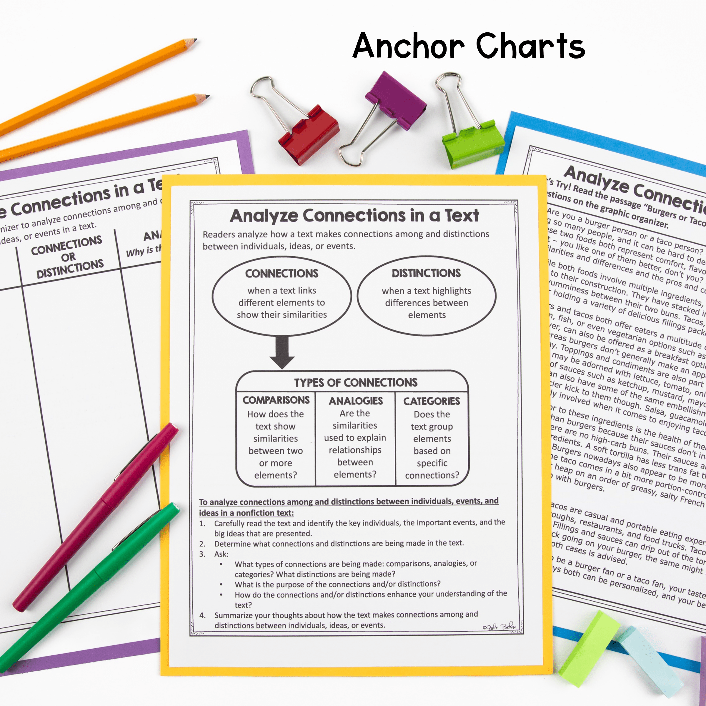 Analyze Connections & Relationships in a Text RI.8.3 Comprehension Passages - Image 3