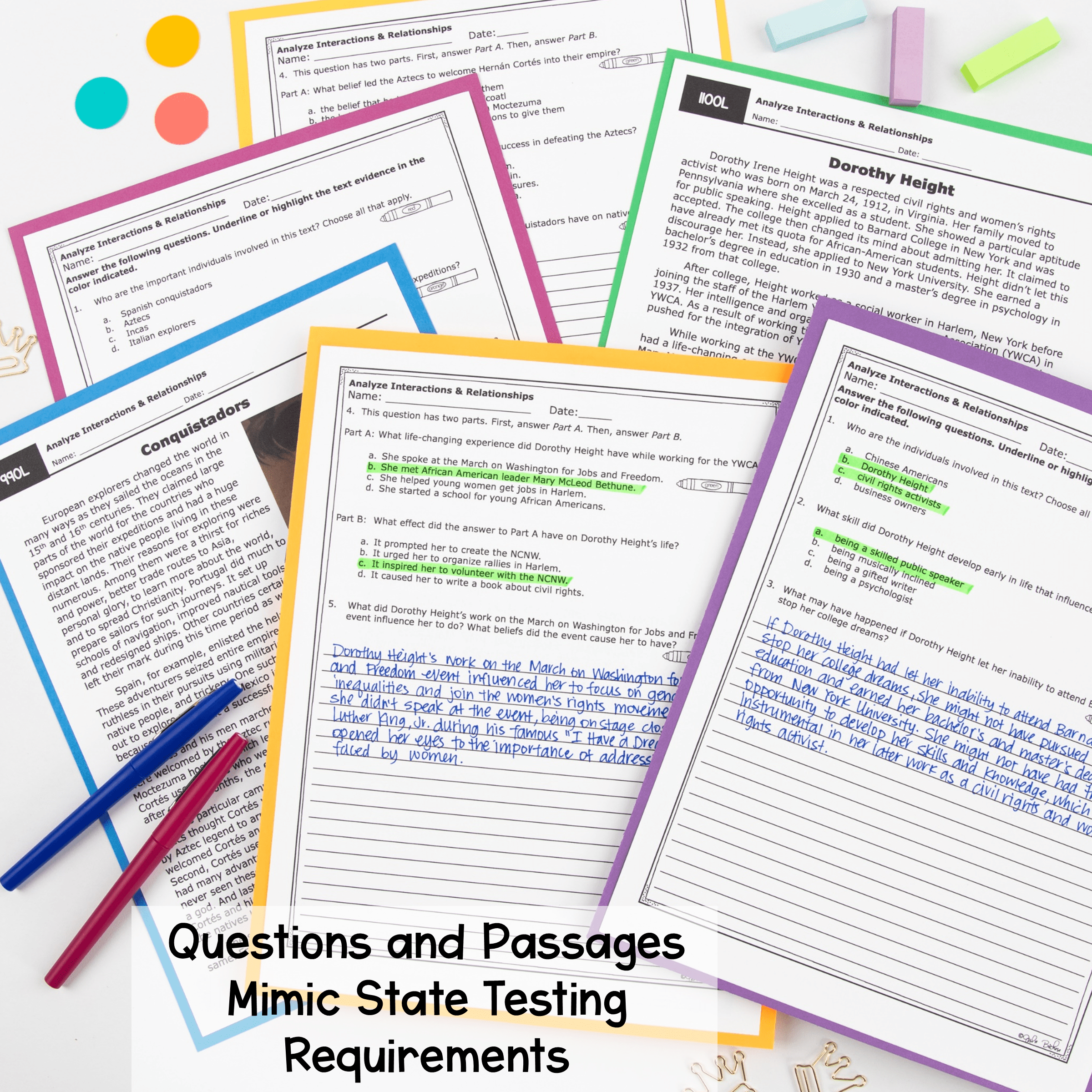 Analyze Relationships, Interactions, Influence in a Text RI.7.3 Comprehension - Image 4
