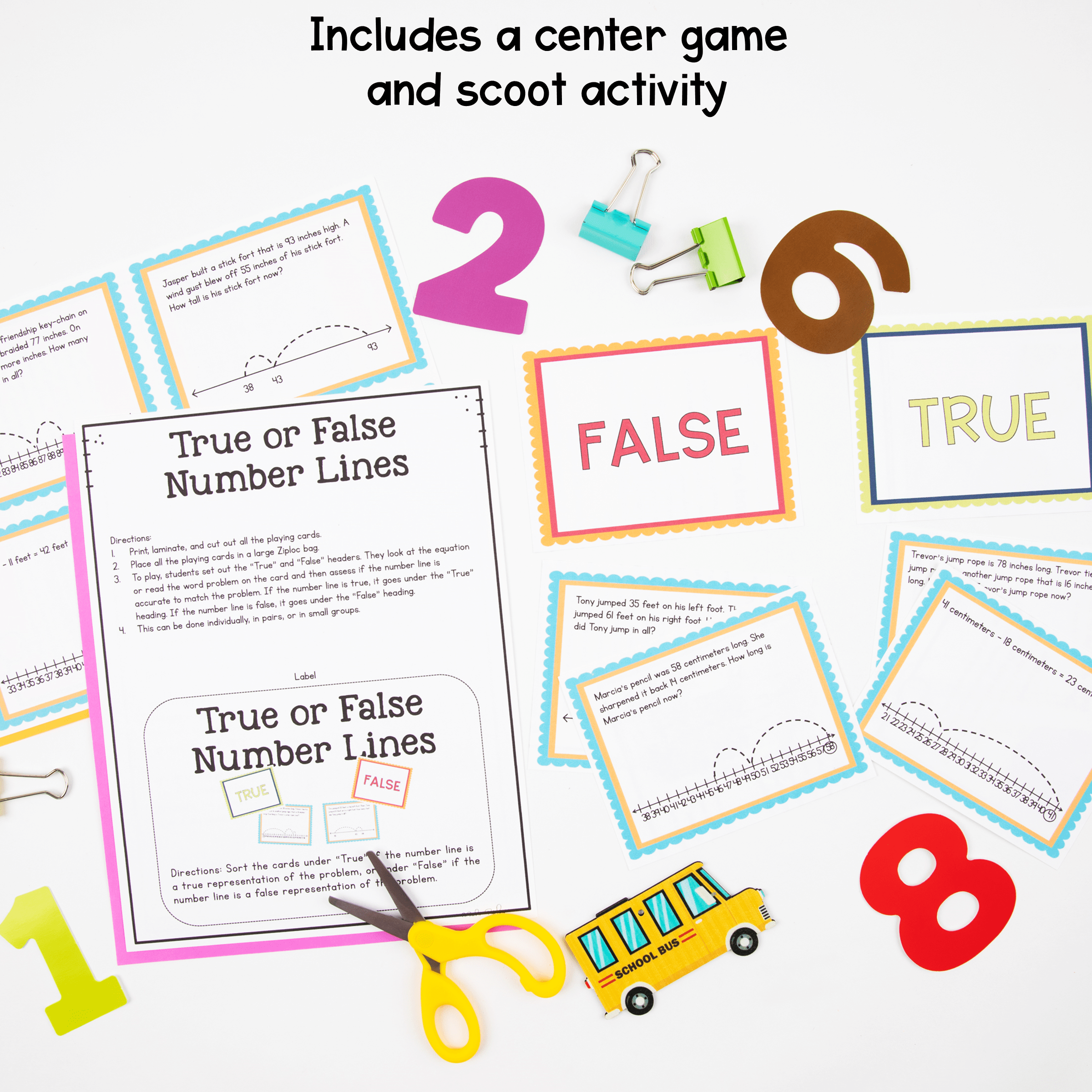 Whole Numbers as Lengths - 2nd Grade - 2.MD.B.6 - Print & Digital - Image 4