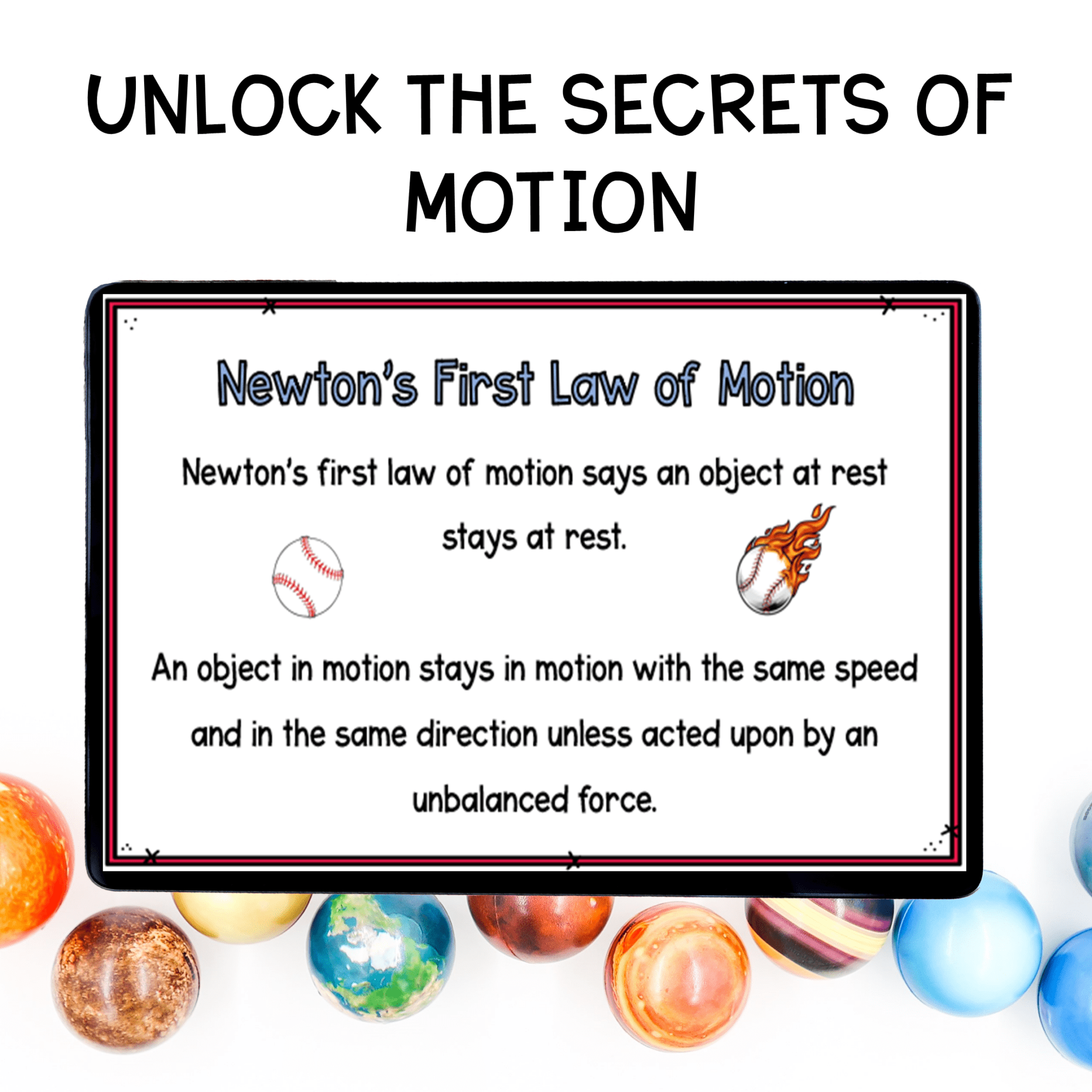 Virtual Field Trip Baseball Game (Newton's Law of Motion) Digital Resource - Image 4