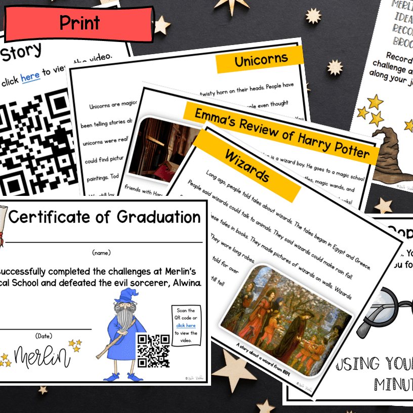 Main Topic Reading Comprehension Escape Room & Webscape 1st Grade Main Idea - Image 7