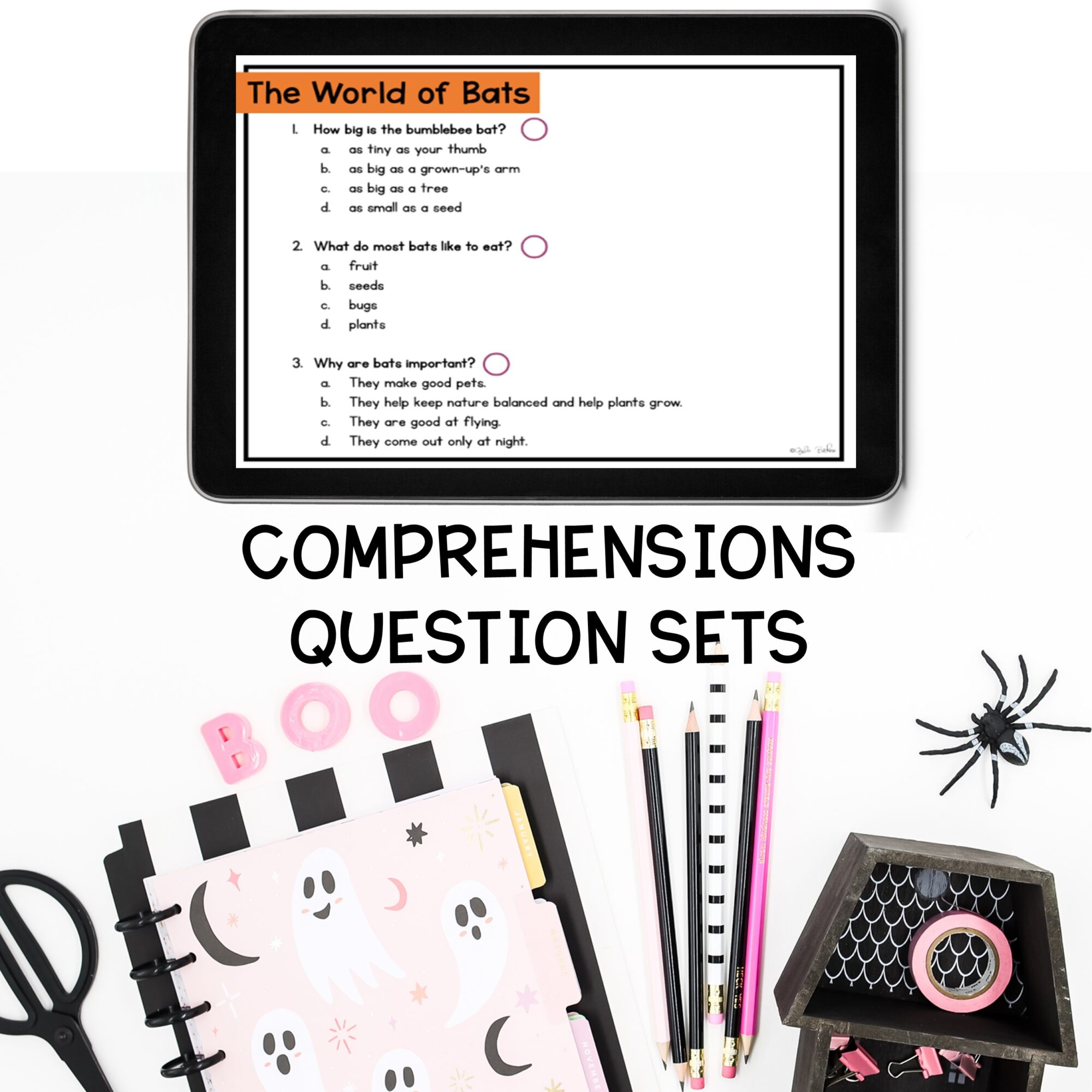 1st Grade Haunted House Halloween Reading Escape Room & Digital Webscape - Image 7