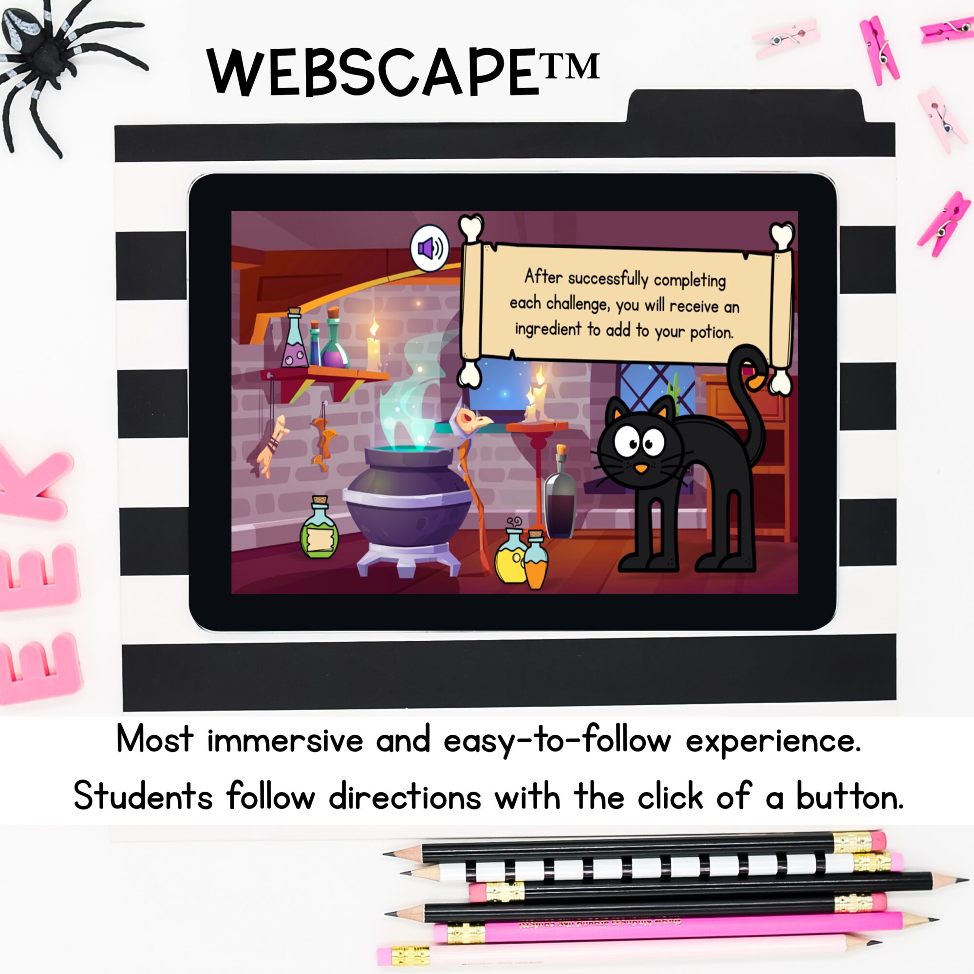 1st Grade Haunted House Halloween Reading Escape Room & Digital Webscape - Image 9