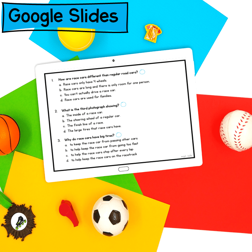 Information from Pictures Images & Text Sports Escape Room 1st Grade RI.1.6 - Image 10