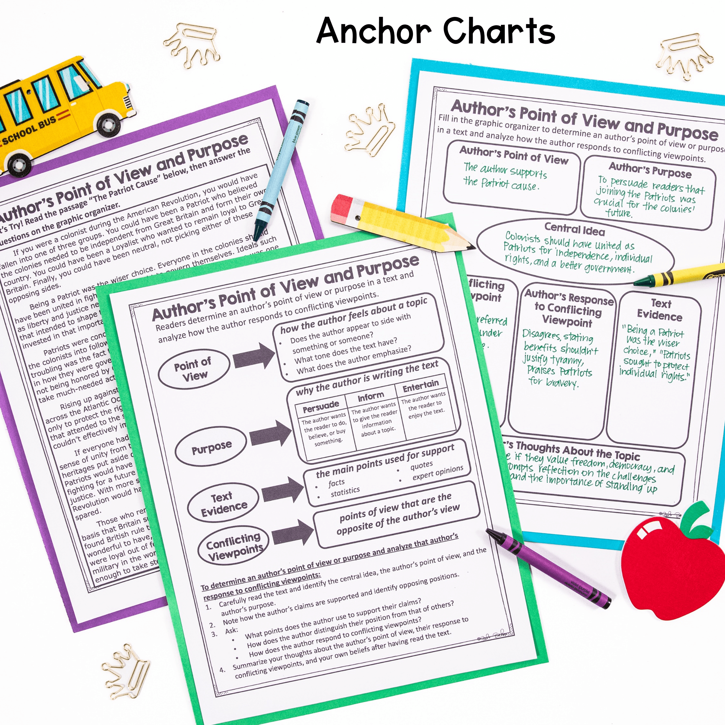 Author's Point of View & Purpose RI.7.6 RI.8.6 Reading Comprehension Passages - Image 3