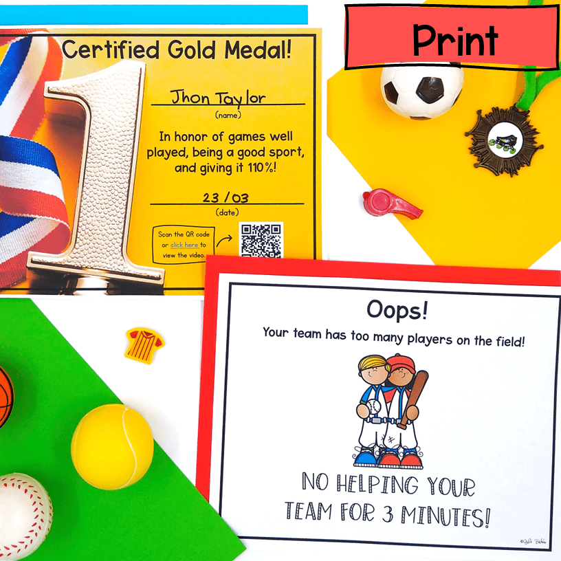 Information from Pictures Images & Text Sports Escape Room 1st Grade RI.1.6 - Image 7