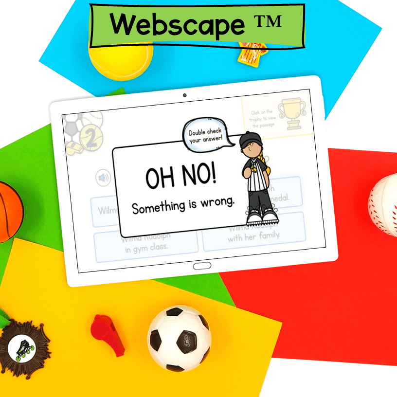 Information from Pictures Images & Text Sports Escape Room 1st Grade RI.1.6 - Image 8