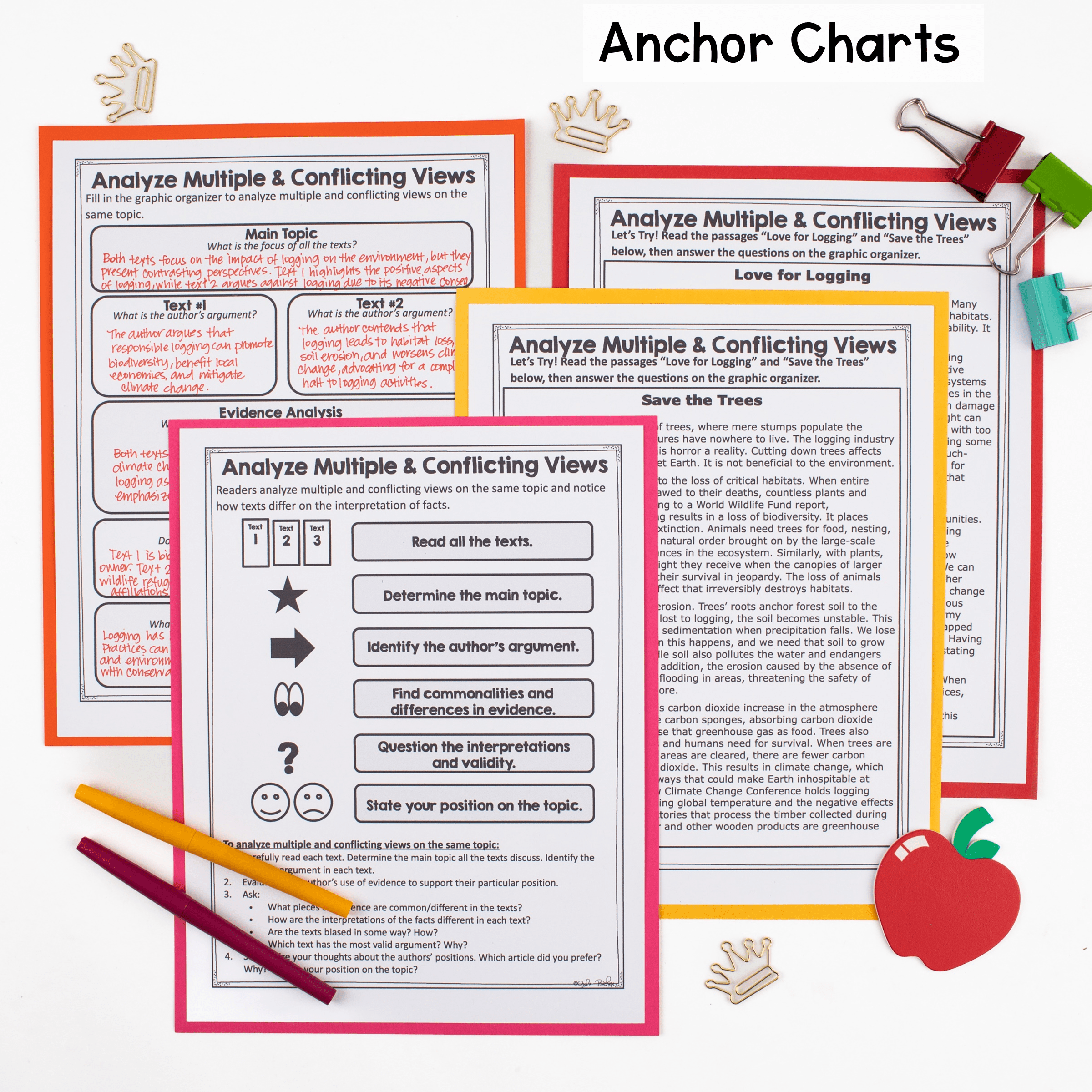 Analyze Multiple & Conflicting Views RI.7.9 RI.8.9 Reading Comprehension Passage - Image 3