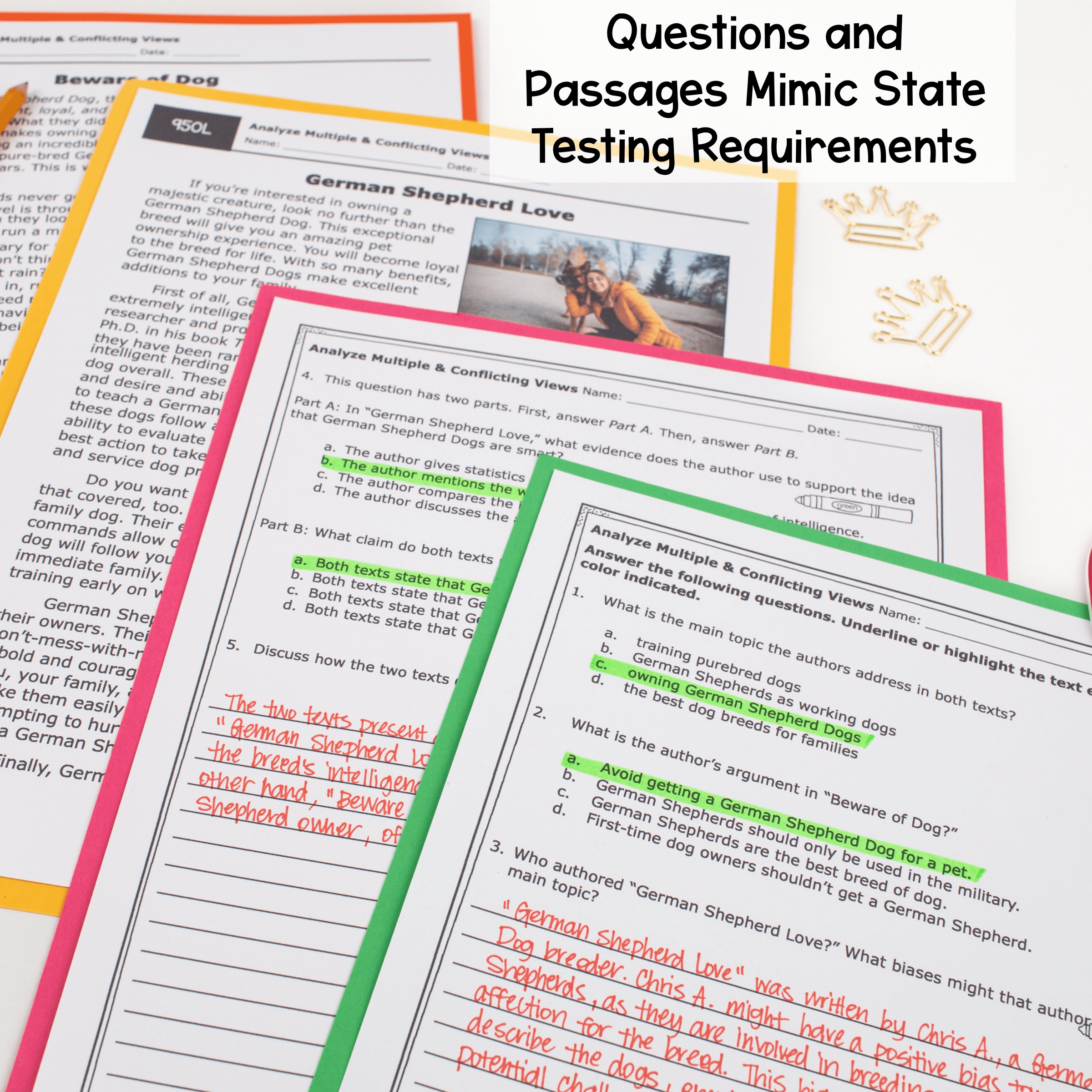 Analyze Multiple & Conflicting Views RI.7.9 RI.8.9 Reading Comprehension Passage - Image 4