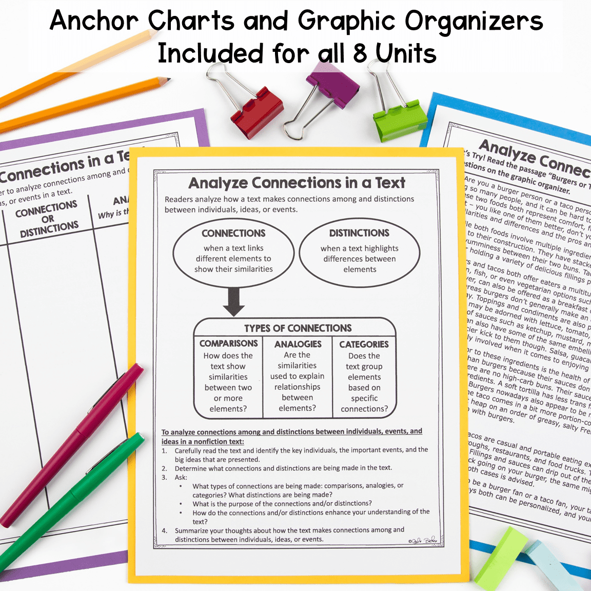 8th Grade Reading Comprehension Nonfiction Bundle - Lexile Leveled Passages - Image 3