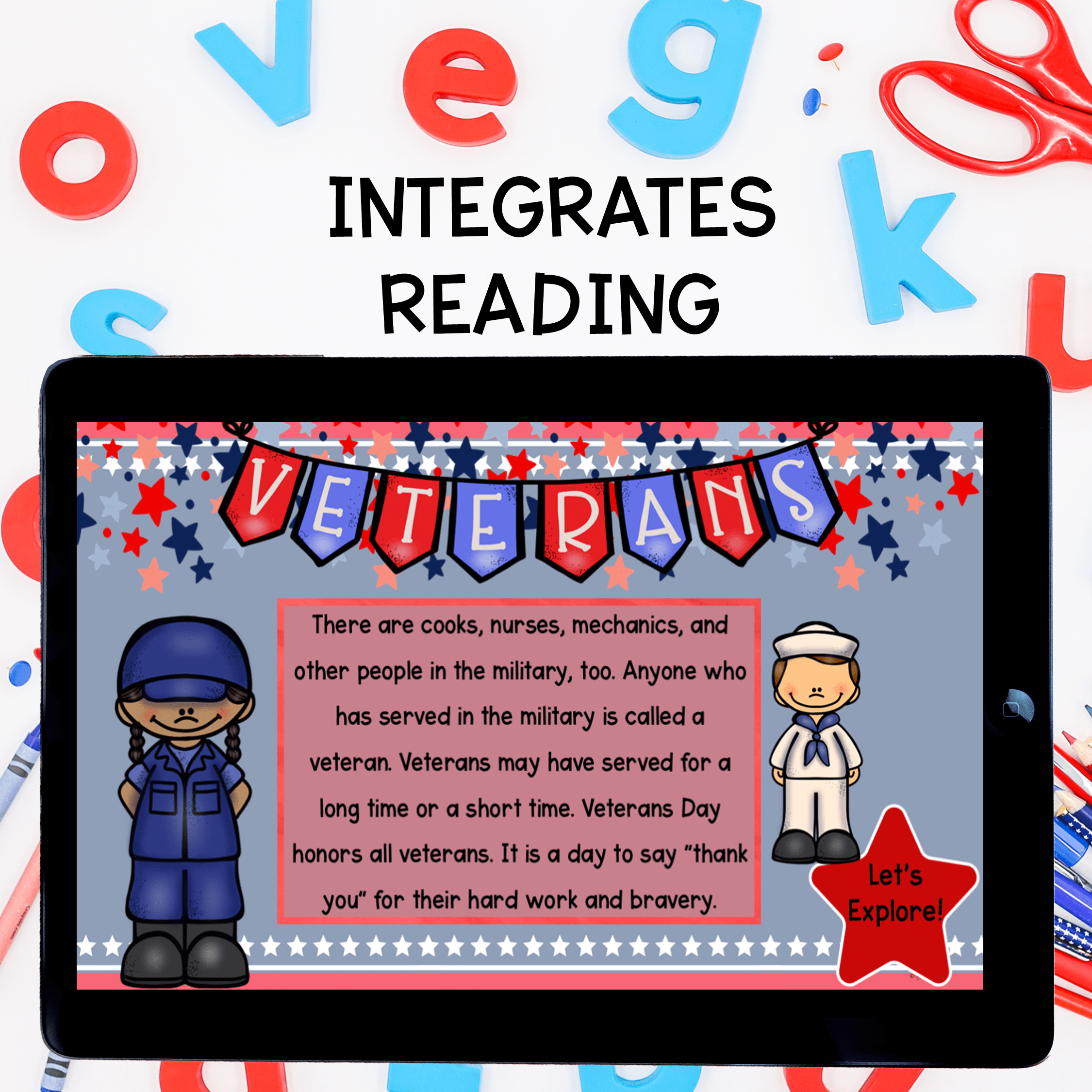 Veterans Day Virtual Field Trip Digital Resource Activity Kindergarten 1st Grade - Image 4