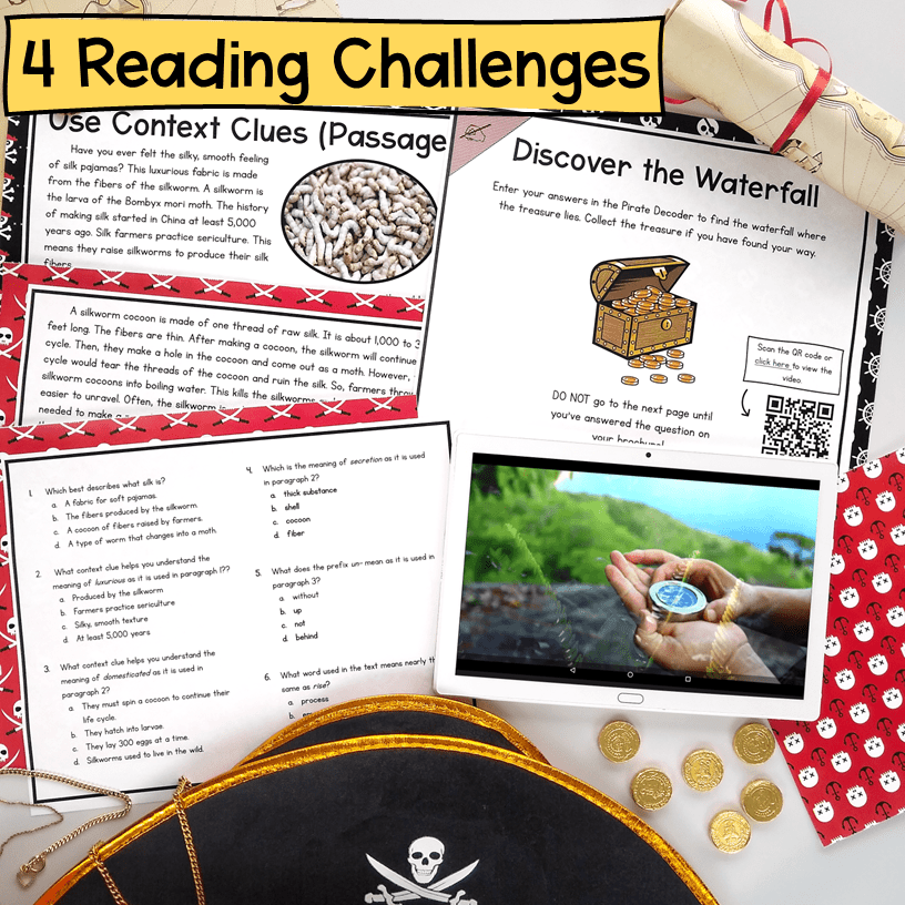 Context Clues Reading Escape Room Differentiated Bundle - 2nd 3rd 4th 5th Grade - Image 6